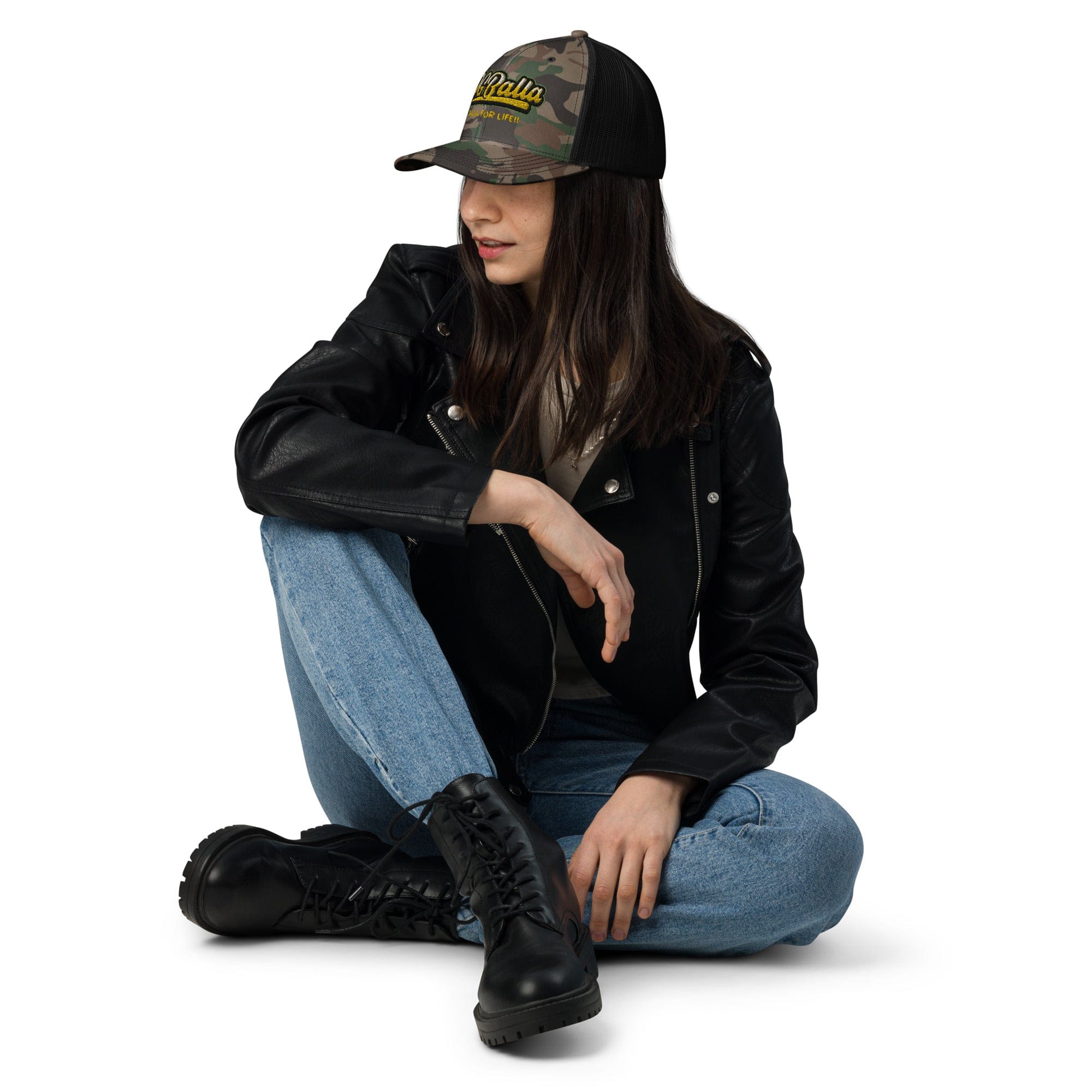 OGBALLA "Balla For Life" Camouflage trucker hat - OGBALLA.com