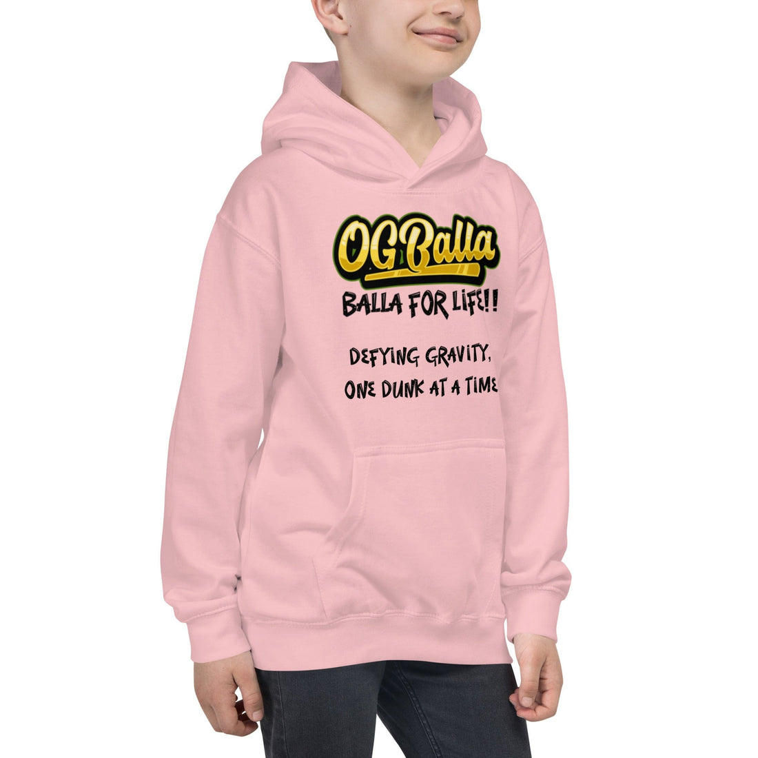 OGBALLA "Defying Gravity One Dunk At A Time" Kids Hoodie *NEW - OGBALLA.com