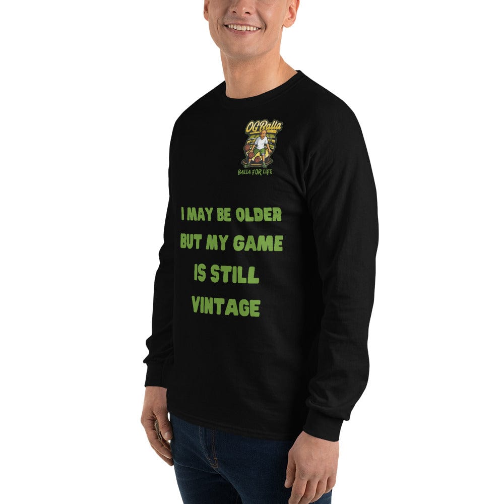 OGBALLA "Are You Too Old To Ball" Long Sleeve tee
