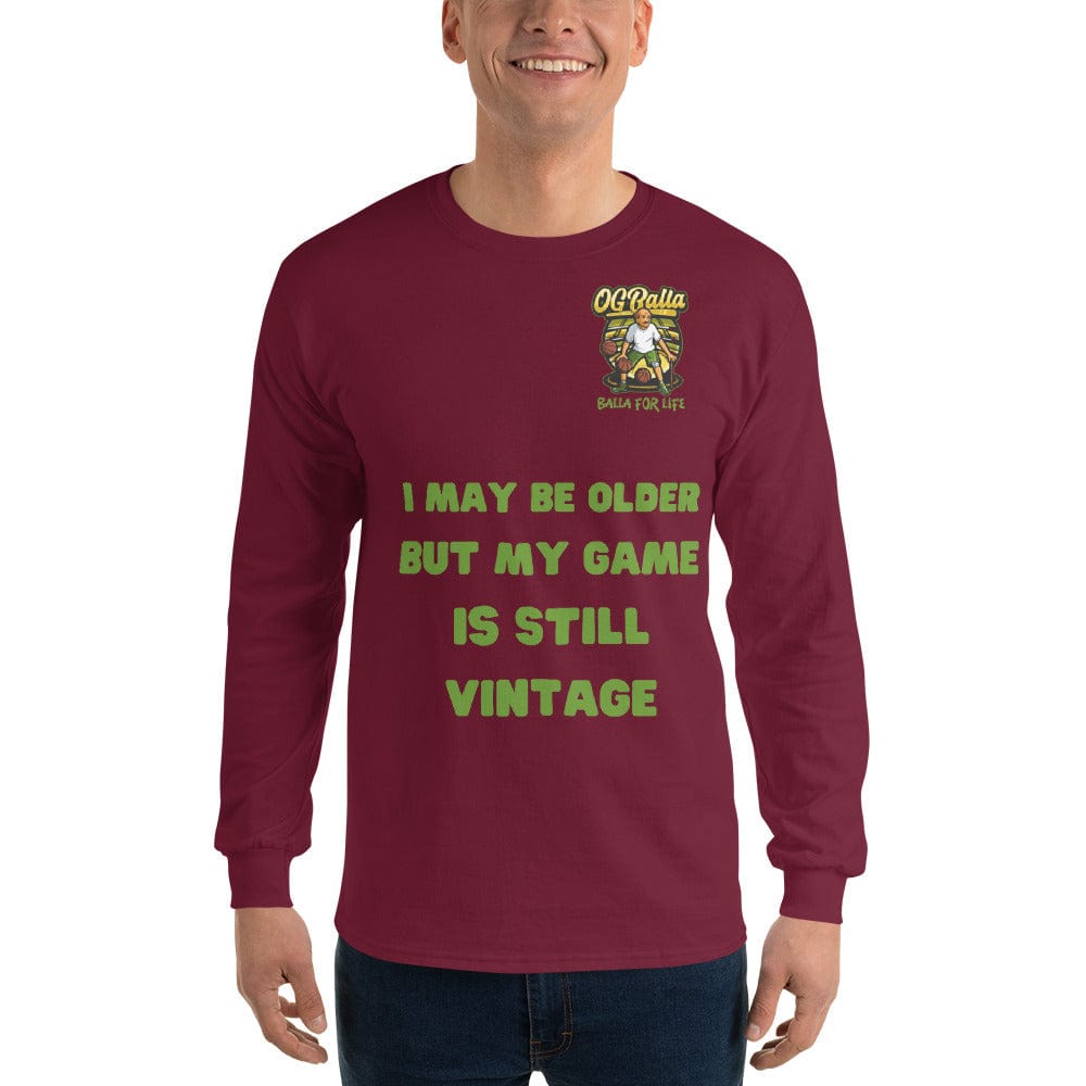 OGBALLA "Are You Too Old To Ball" Long Sleeve tee