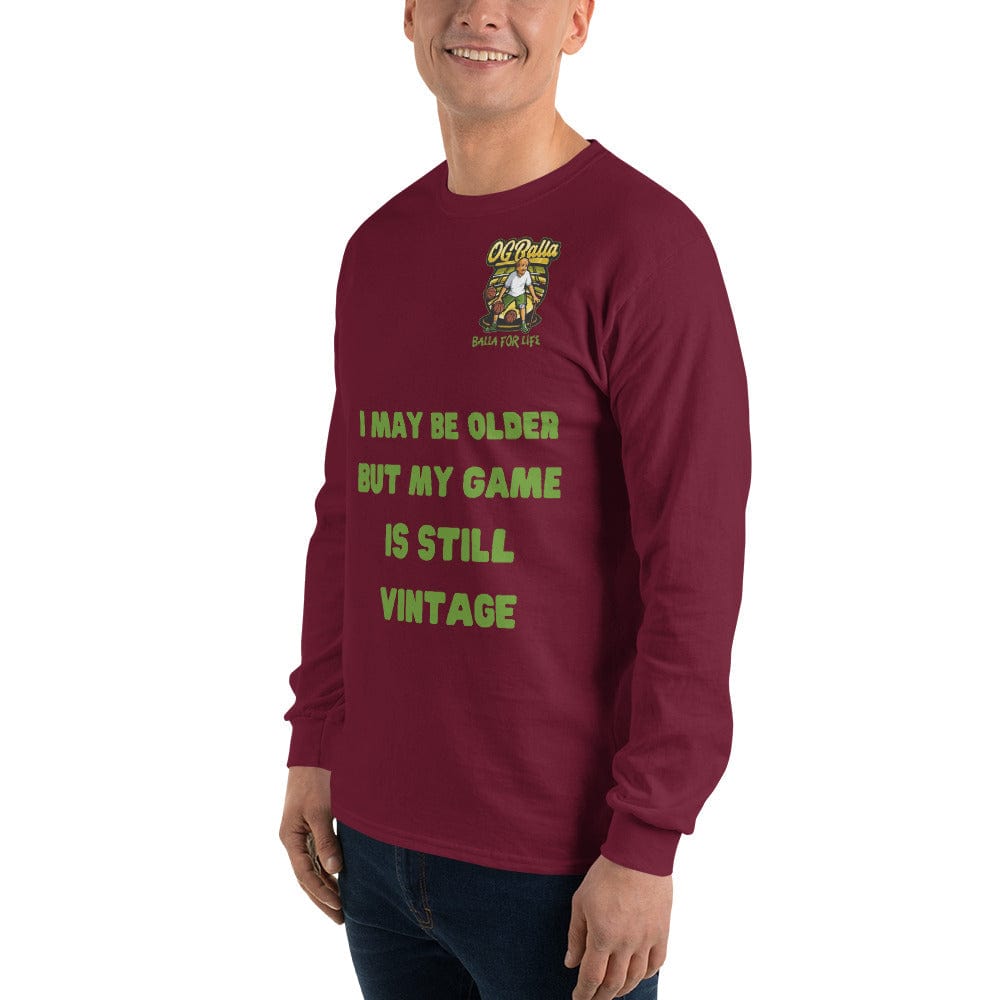 OGBALLA "Are You Too Old To Ball" Long Sleeve tee
