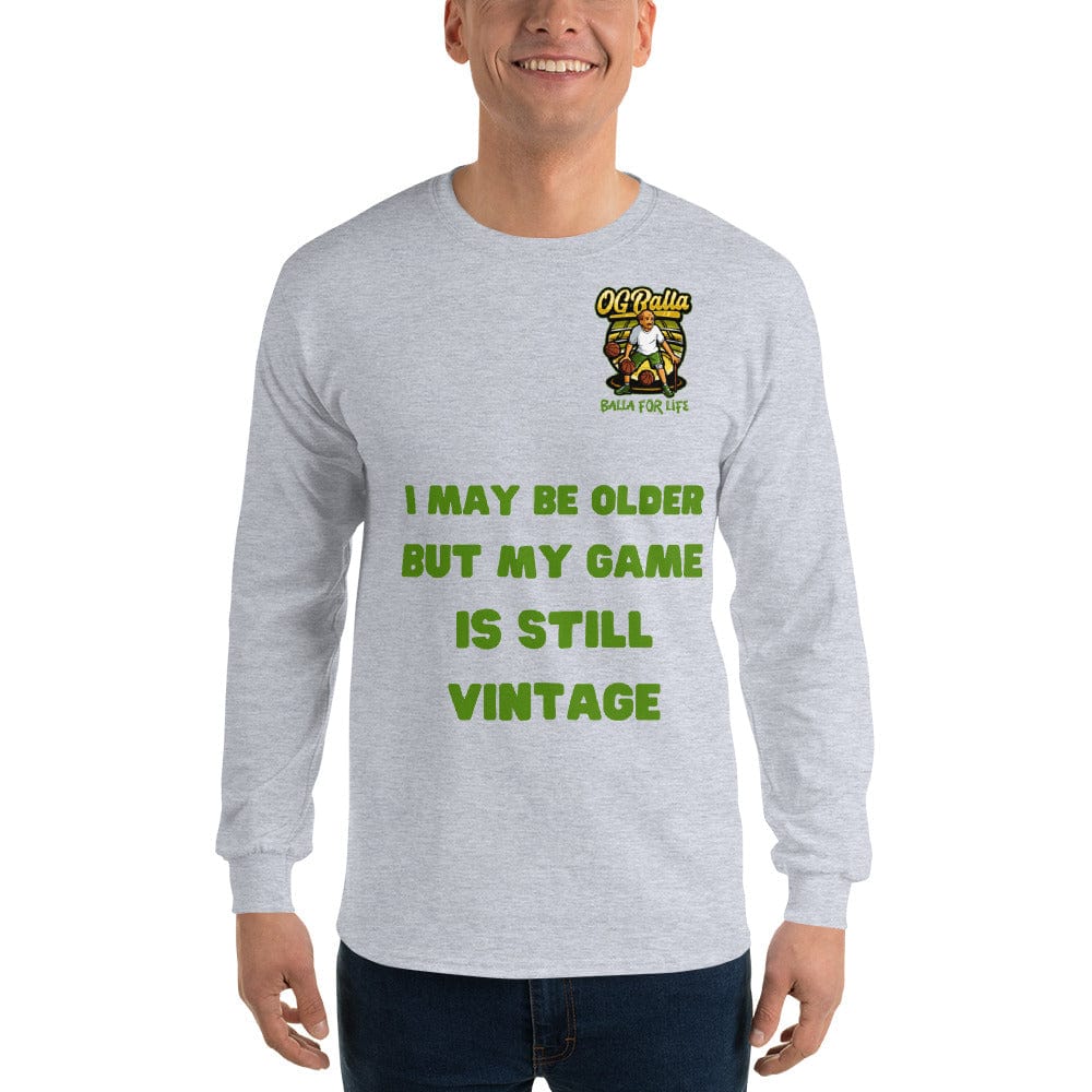 OGBALLA "Are You Too Old To Ball" Long Sleeve tee