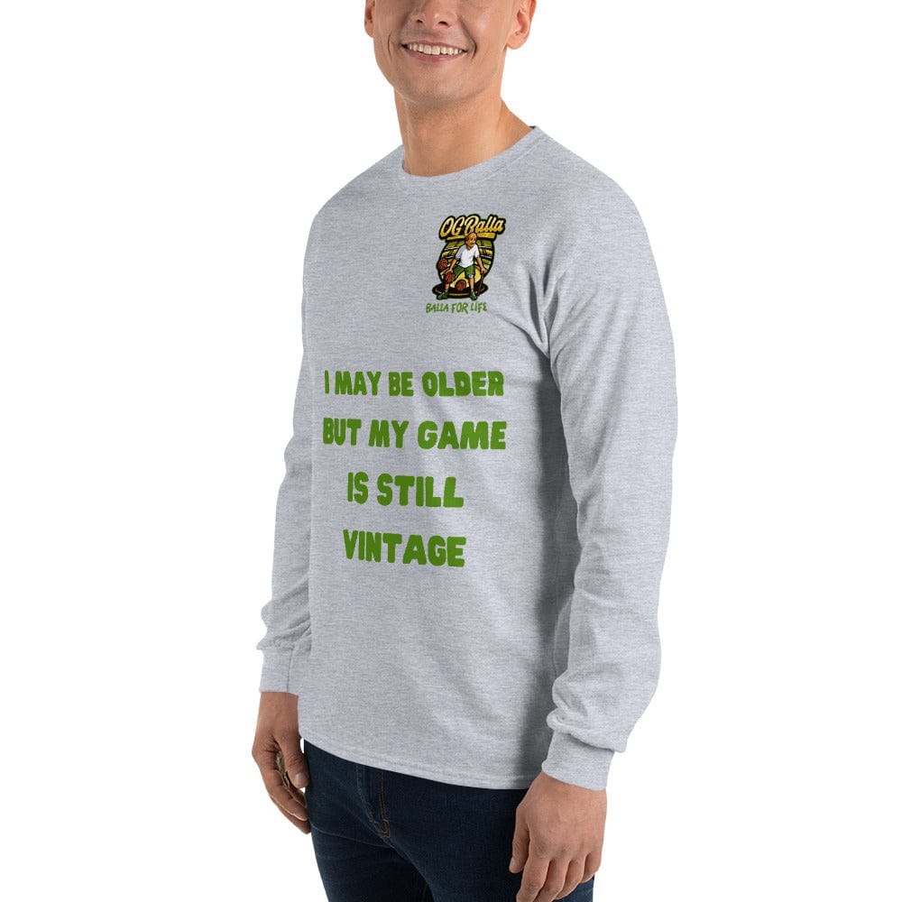 OGBALLA "Are You Too Old To Ball" Long Sleeve tee