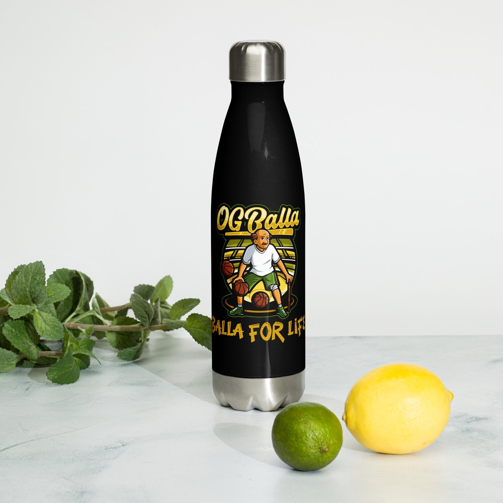 OGBALLA "Balla For Life" Stainless Steel Water Bottle - OGBALLA.com