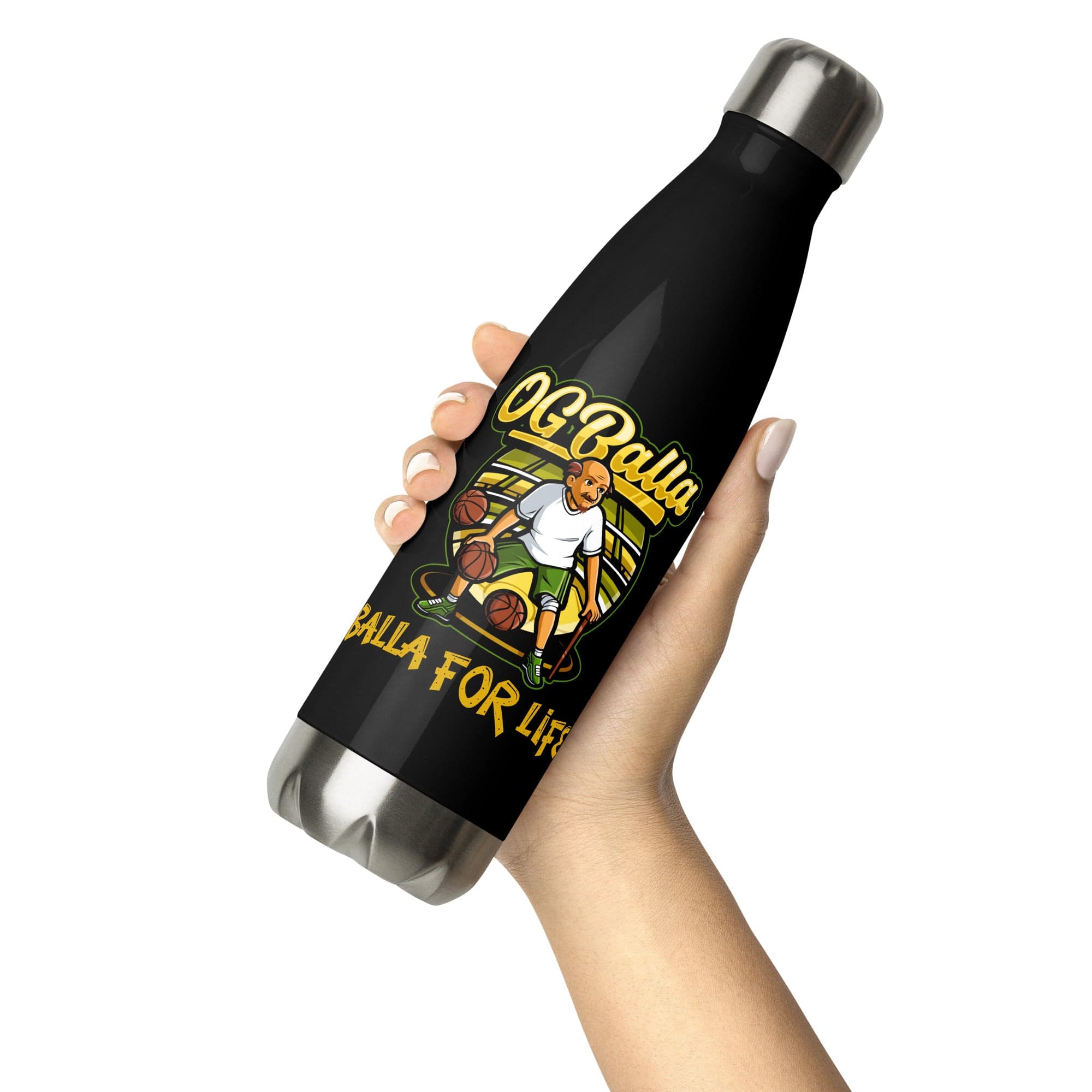 OGBALLA "Balla For Life" Stainless Steel Water Bottle - OGBALLA.com