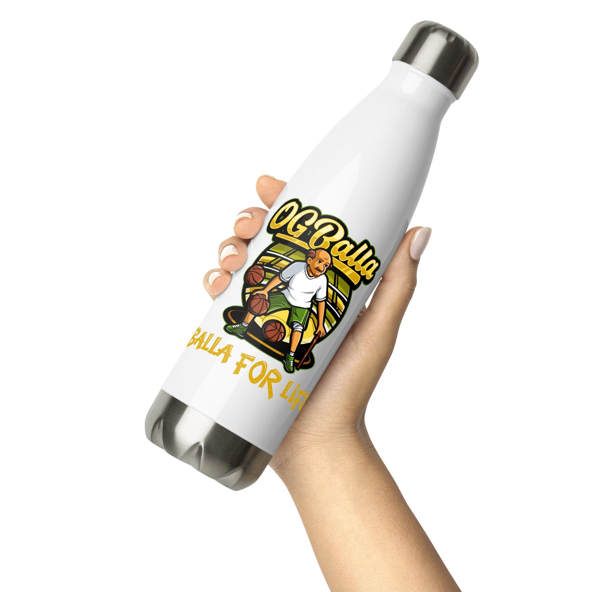 OGBALLA "Balla For Life" Stainless Steel Water Bottle - OGBALLA.com