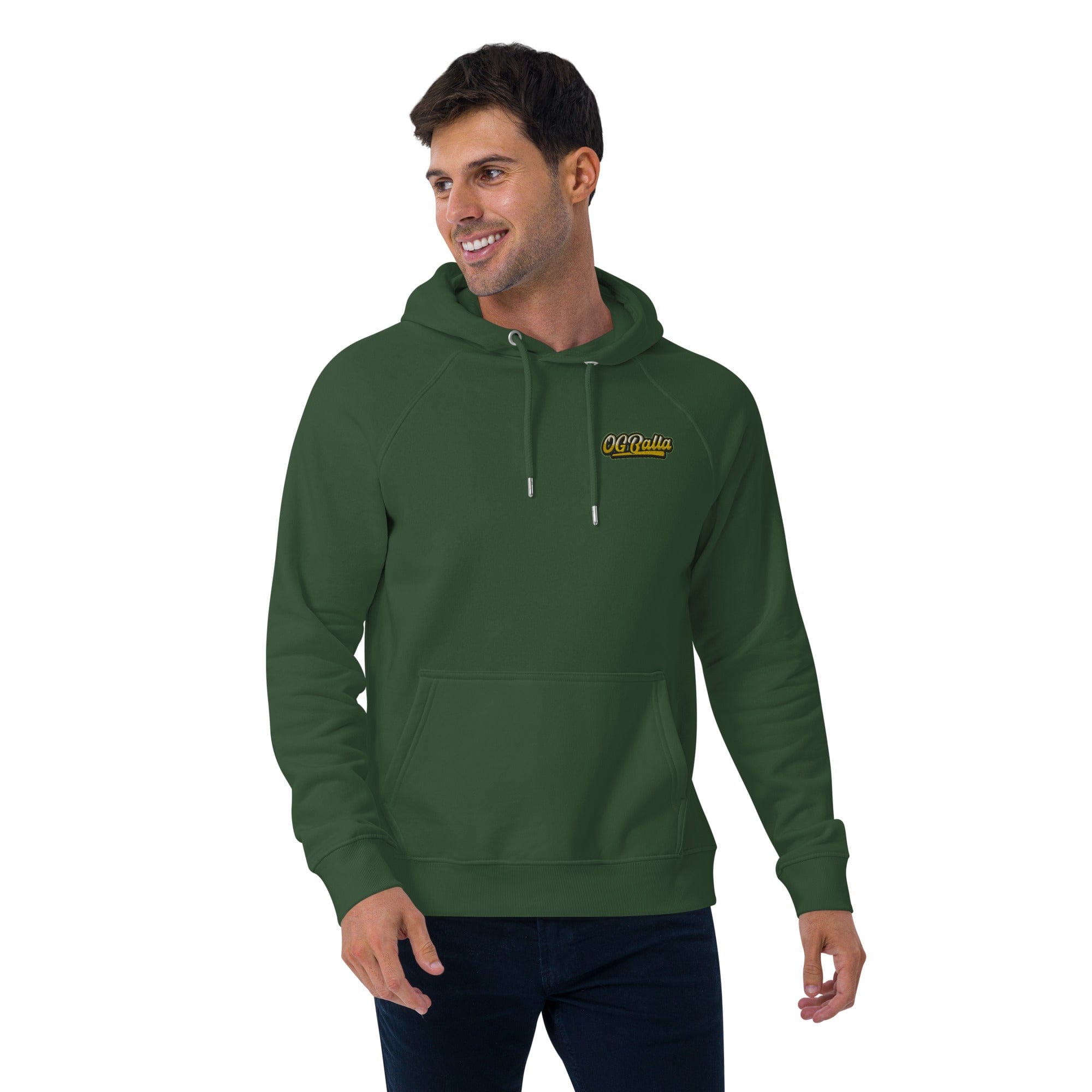 OGBALLA "Never Hang Up My Sneakers" Unisex eco raglan hoodie
