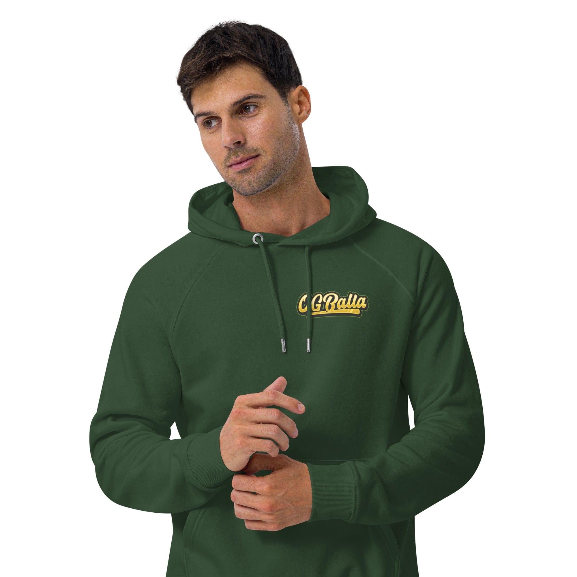 OGBALLA "Never Hang Up My Sneakers" Unisex eco raglan hoodie