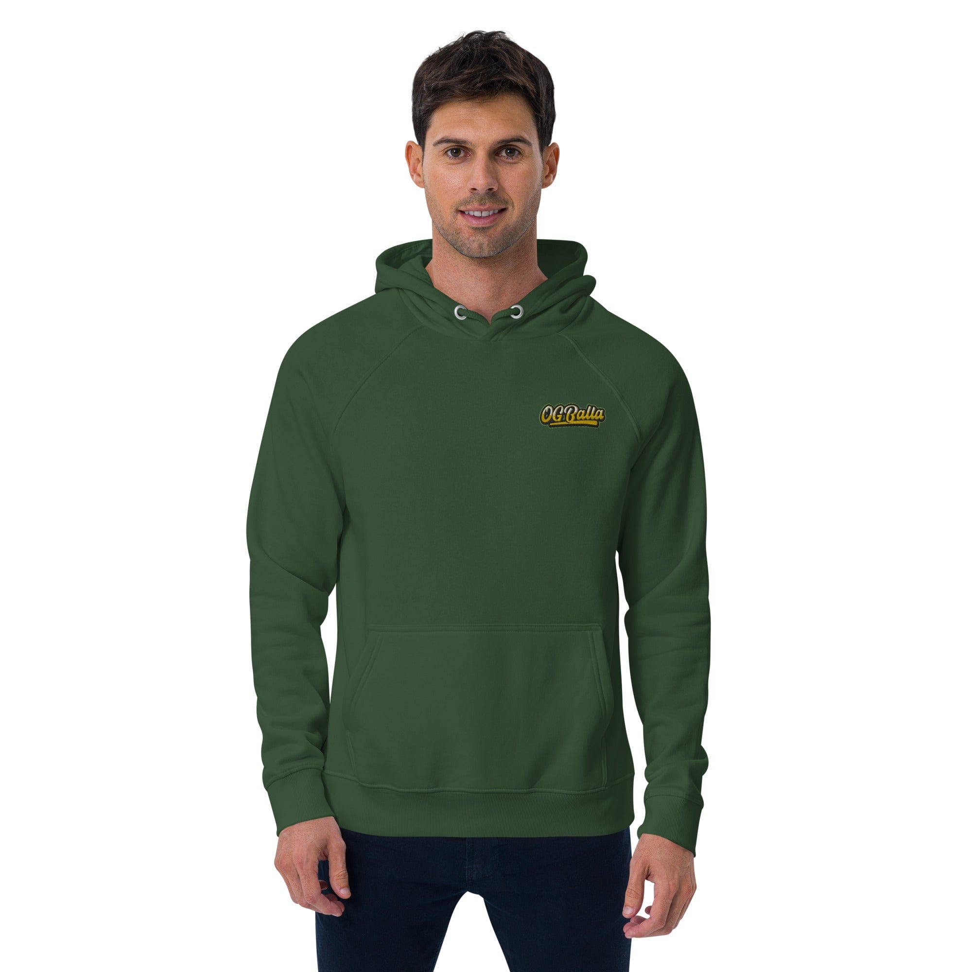 OGBALLA "Never Hang Up My Sneakers" Unisex eco raglan hoodie