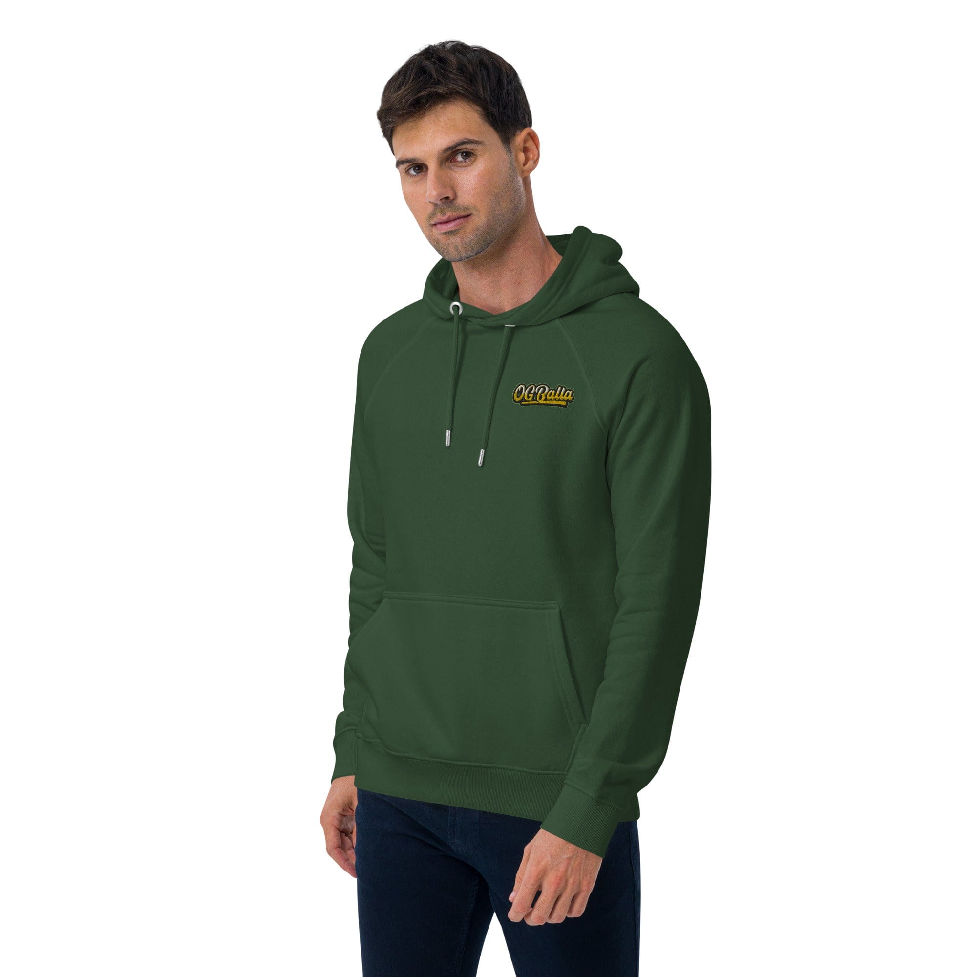 OGBALLA "Never Hang Up My Sneakers" Unisex eco raglan hoodie