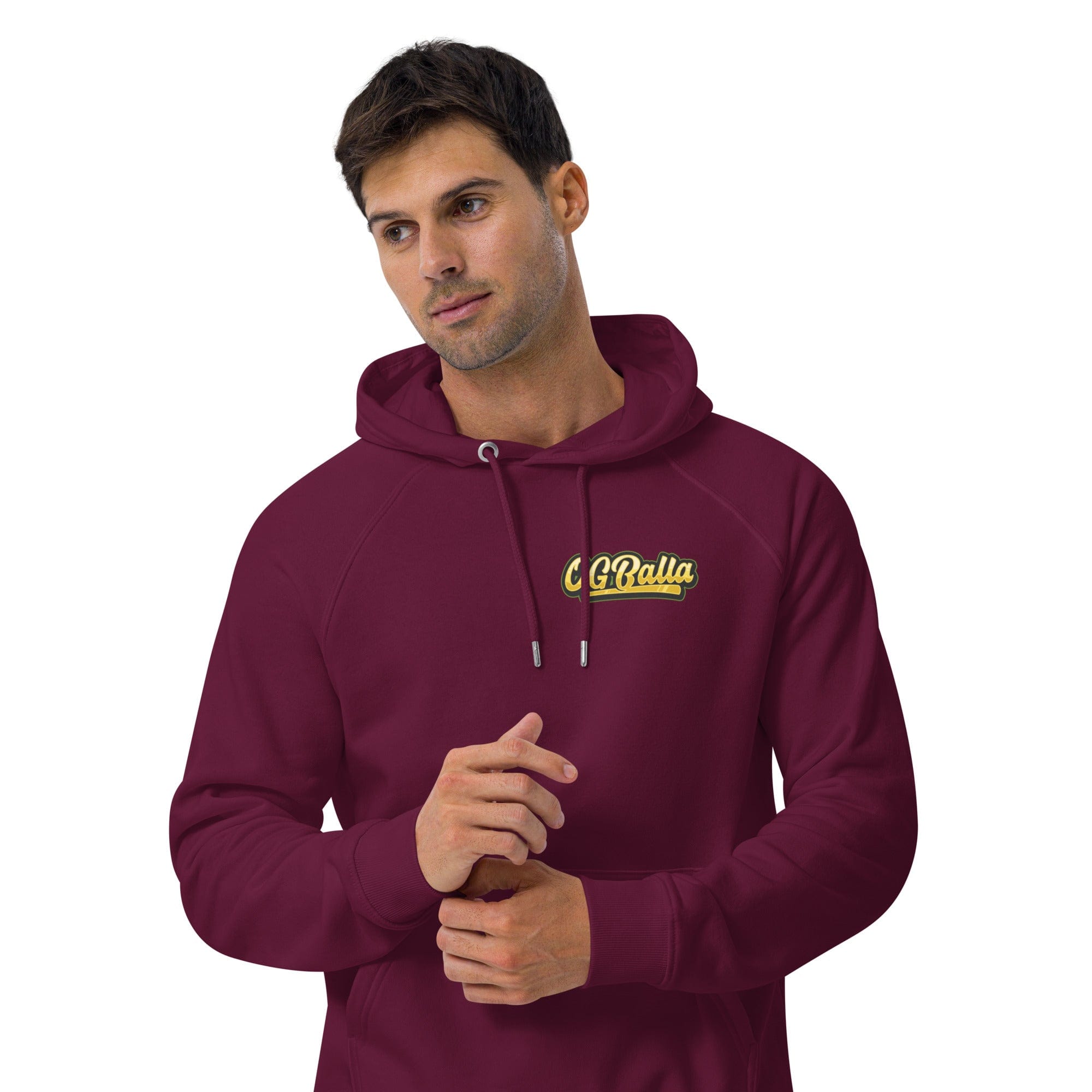 OGBALLA "Never Hang Up My Sneakers" Unisex eco raglan hoodie