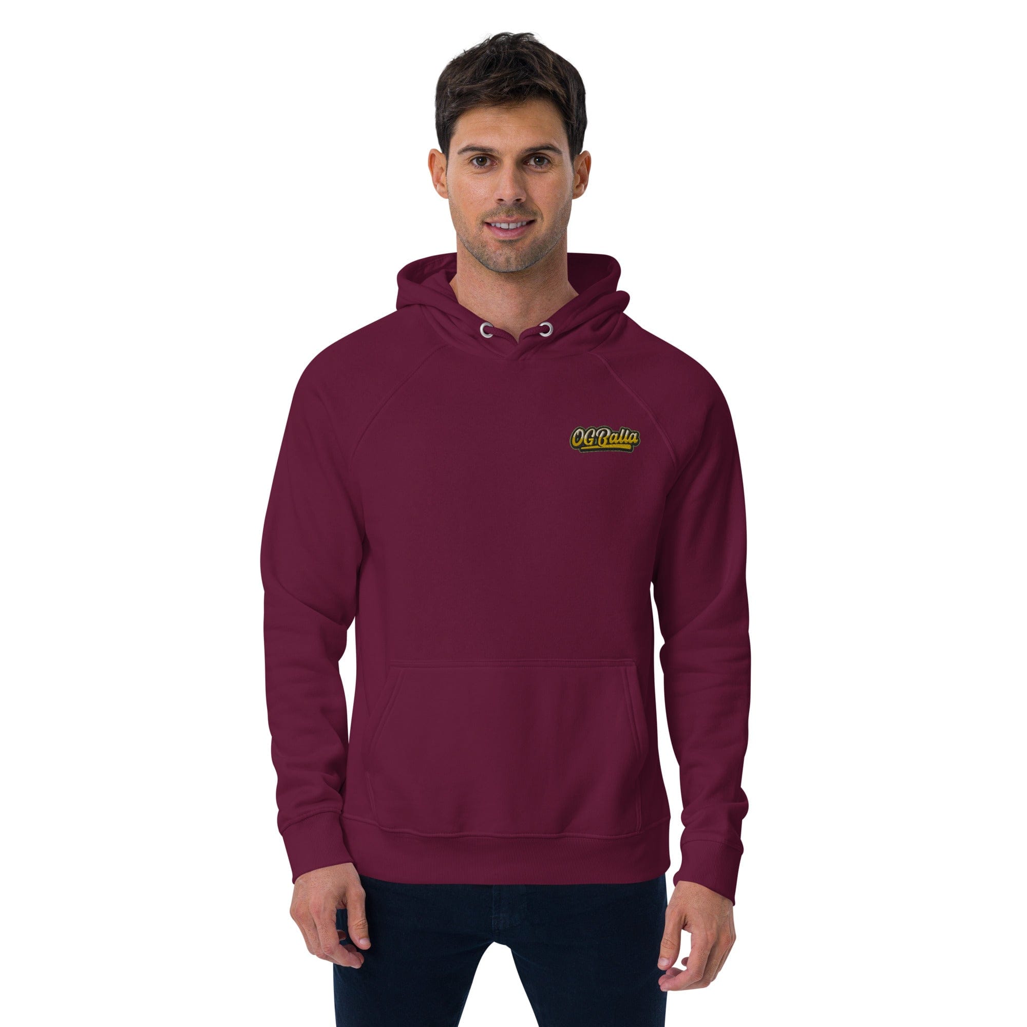 OGBALLA "Never Hang Up My Sneakers" Unisex eco raglan hoodie