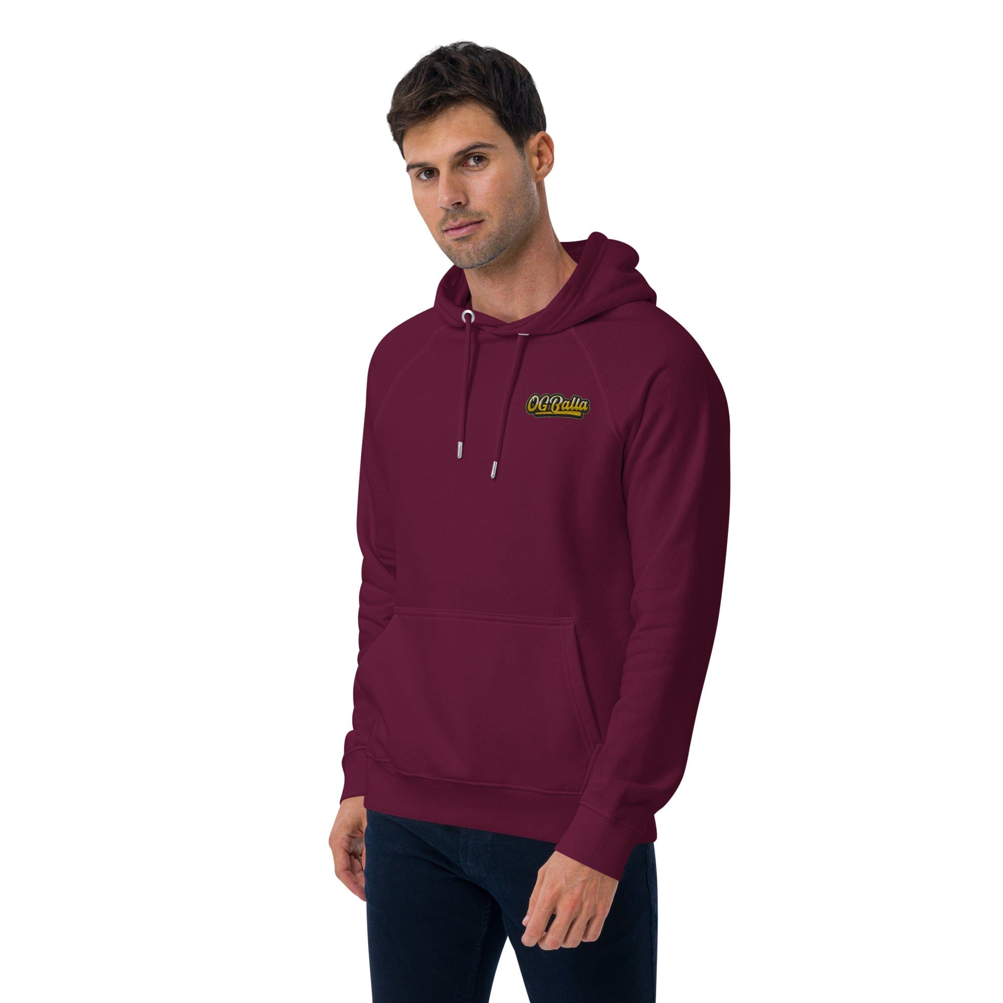 OGBALLA "Never Hang Up My Sneakers" Unisex eco raglan hoodie