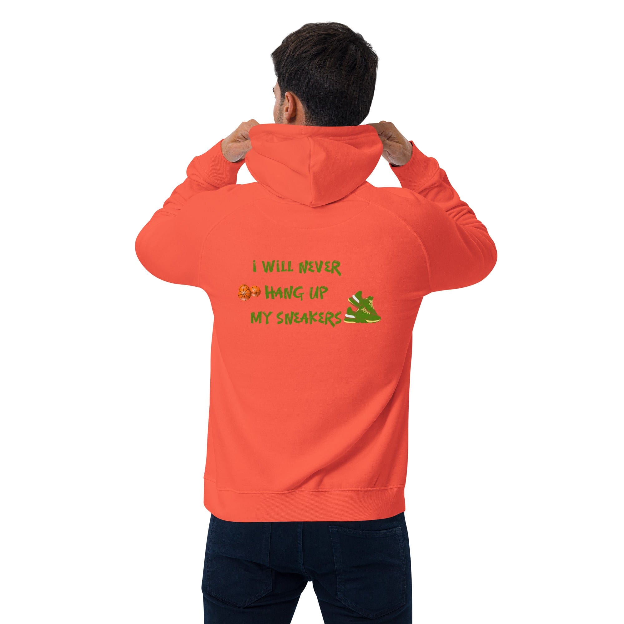 OGBALLA "Never Hang Up My Sneakers" Unisex eco raglan hoodie