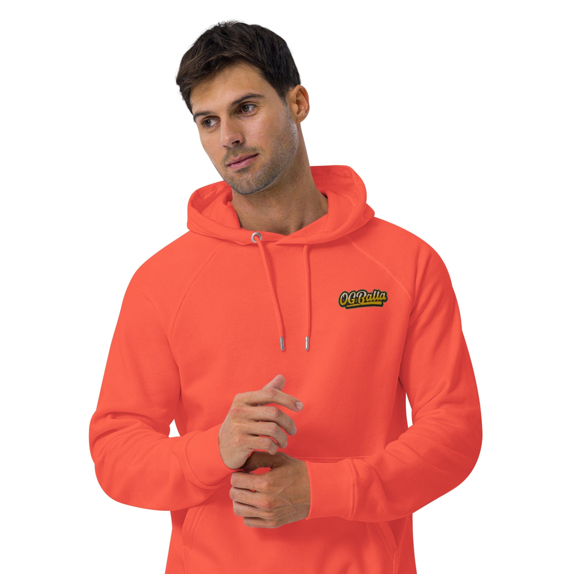 OGBALLA "Never Hang Up My Sneakers" Unisex eco raglan hoodie