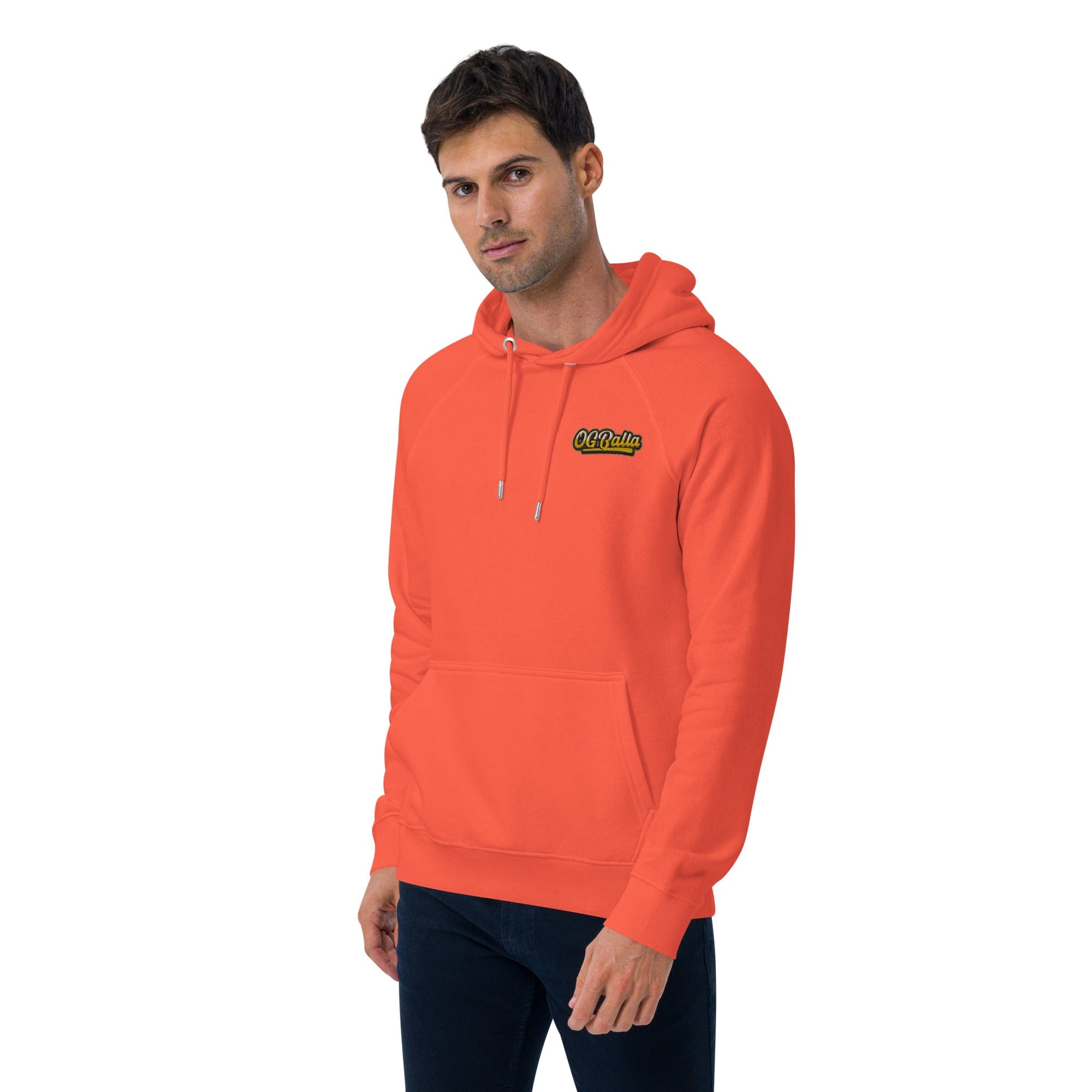 OGBALLA "Never Hang Up My Sneakers" Unisex eco raglan hoodie
