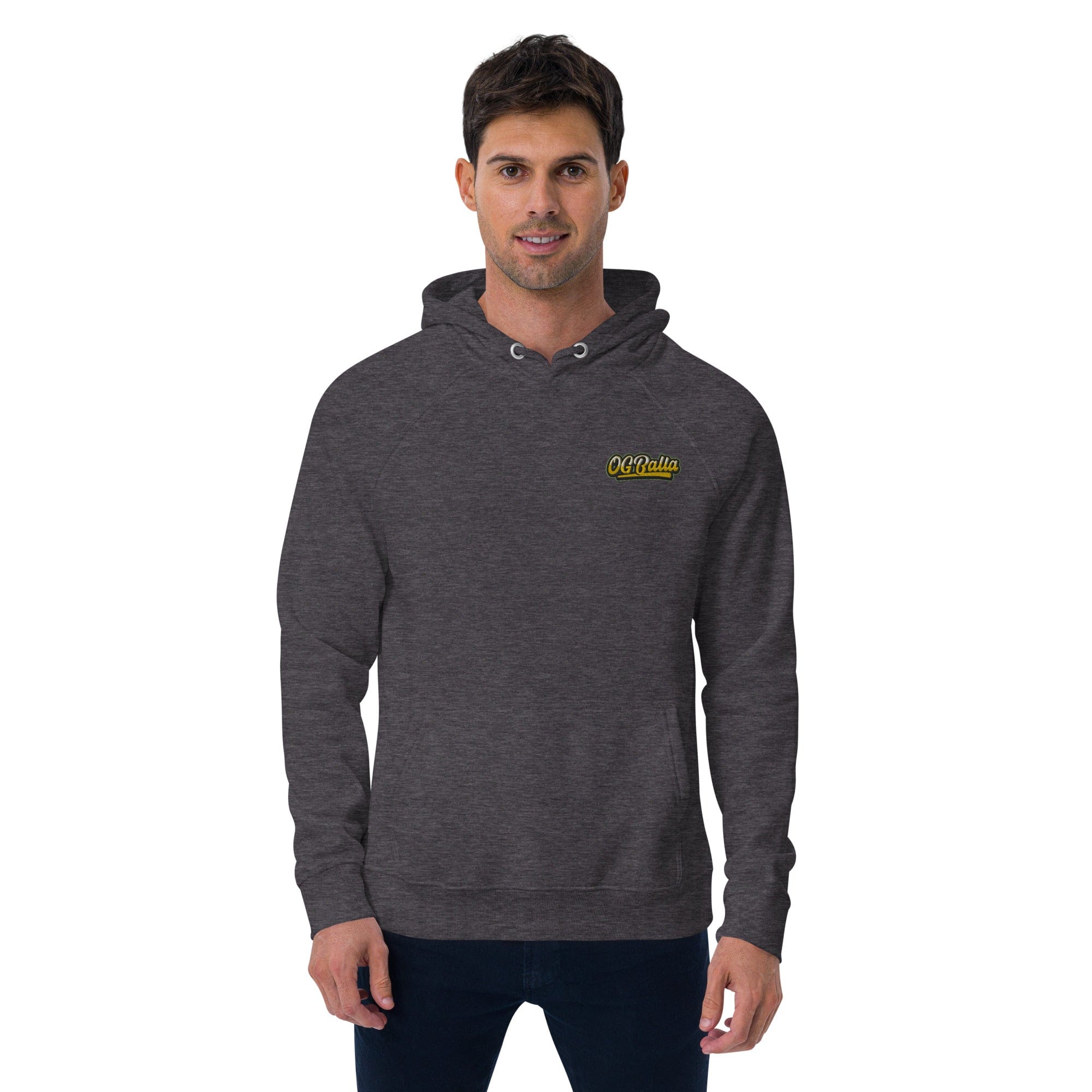 OGBALLA "Never Hang Up My Sneakers" Unisex eco raglan hoodie