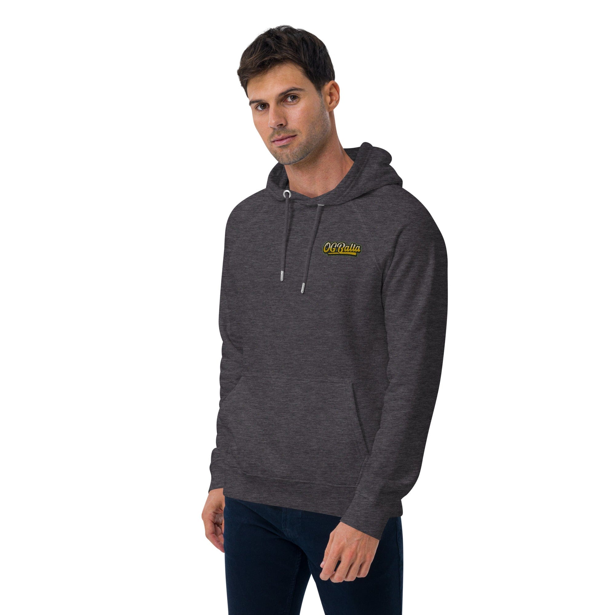 OGBALLA "Never Hang Up My Sneakers" Unisex eco raglan hoodie