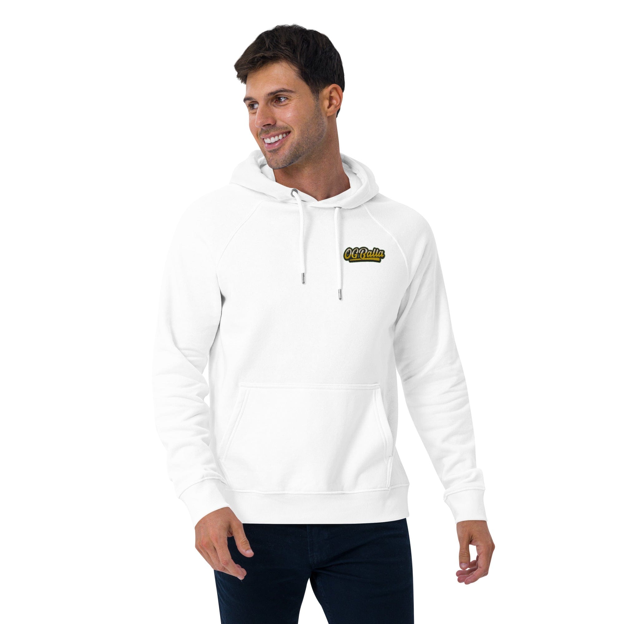 OGBALLA "Never Hang Up My Sneakers" Unisex eco raglan hoodie