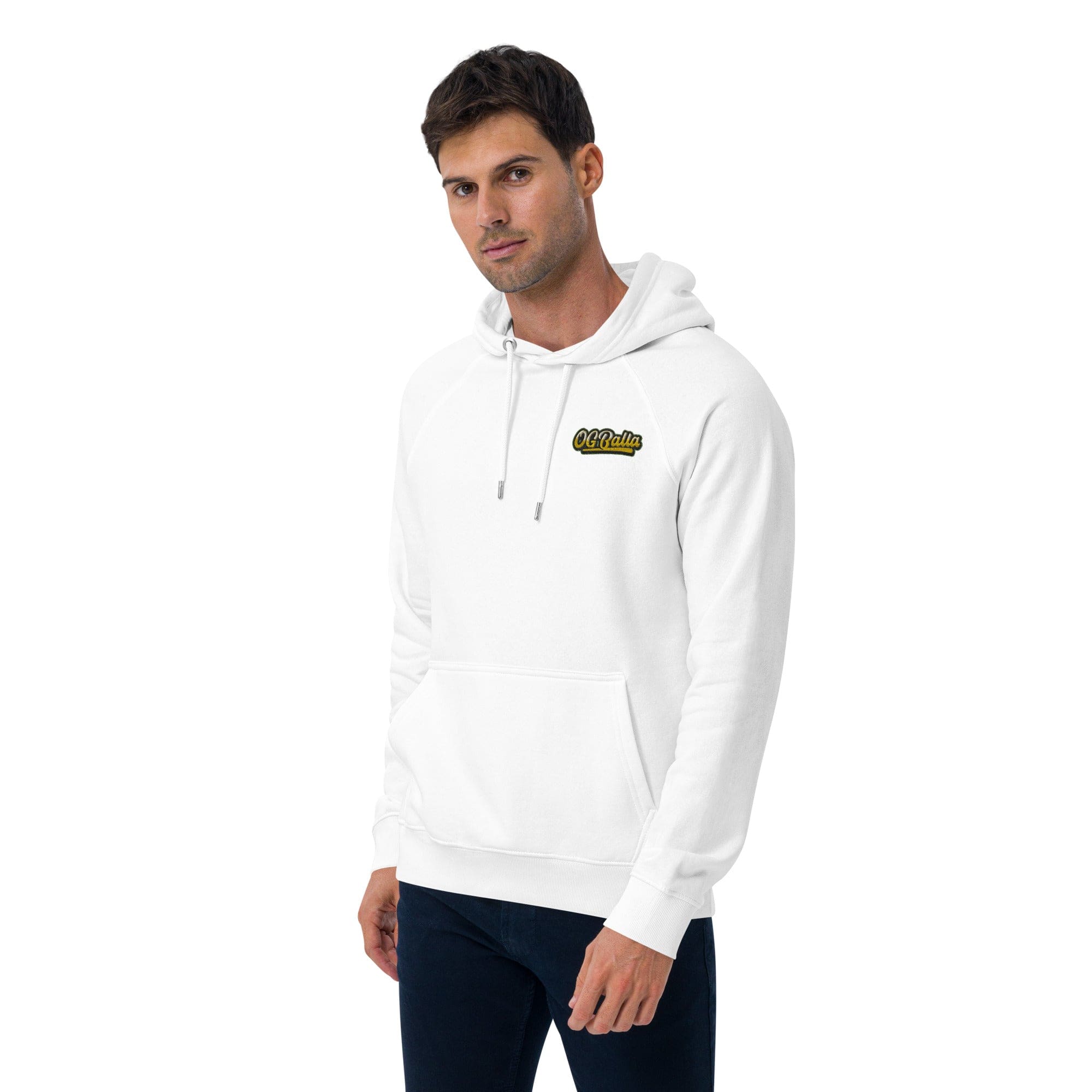 OGBALLA "Never Hang Up My Sneakers" Unisex eco raglan hoodie