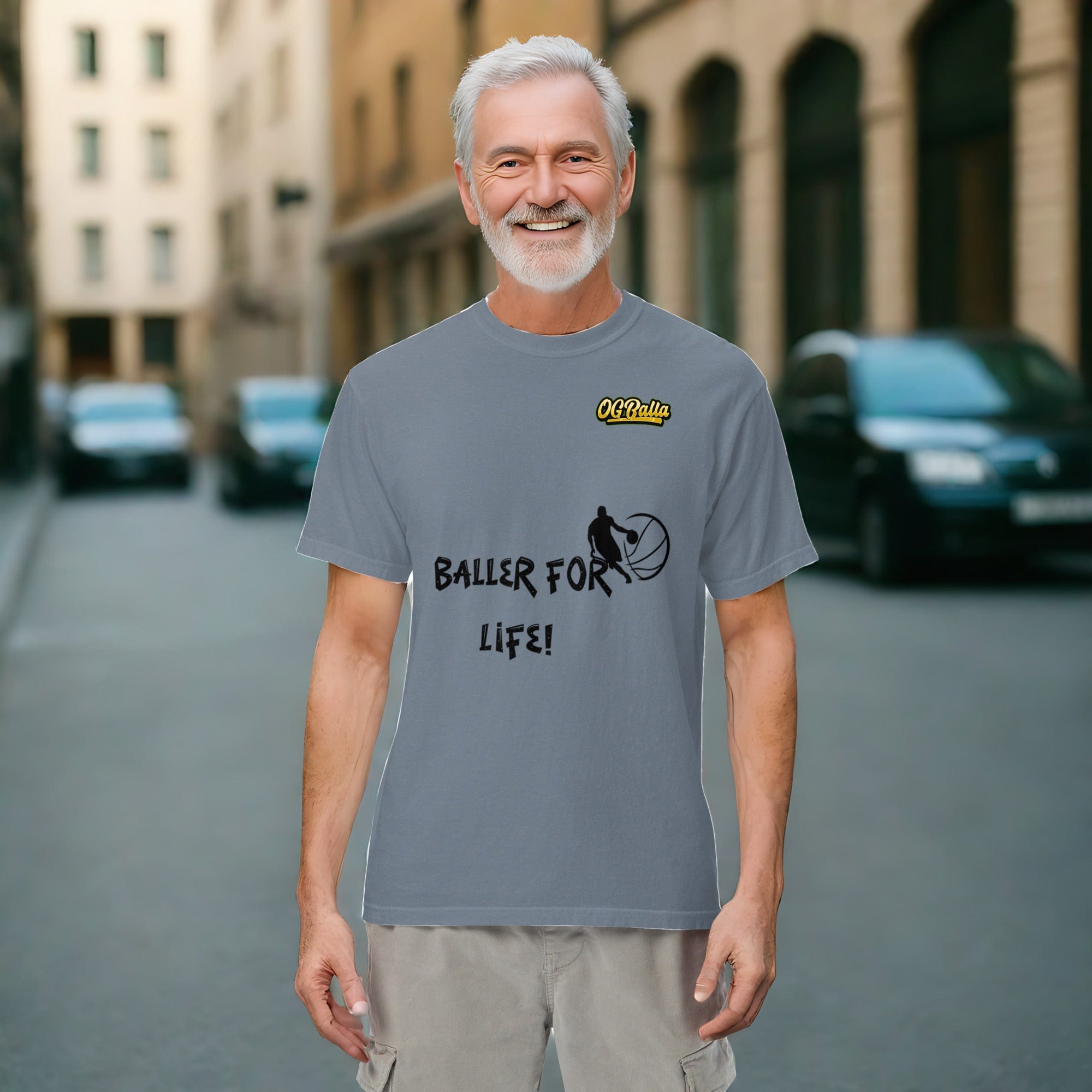 OGBALLA "Balla For Life" Unisex heavyweight t-shirt