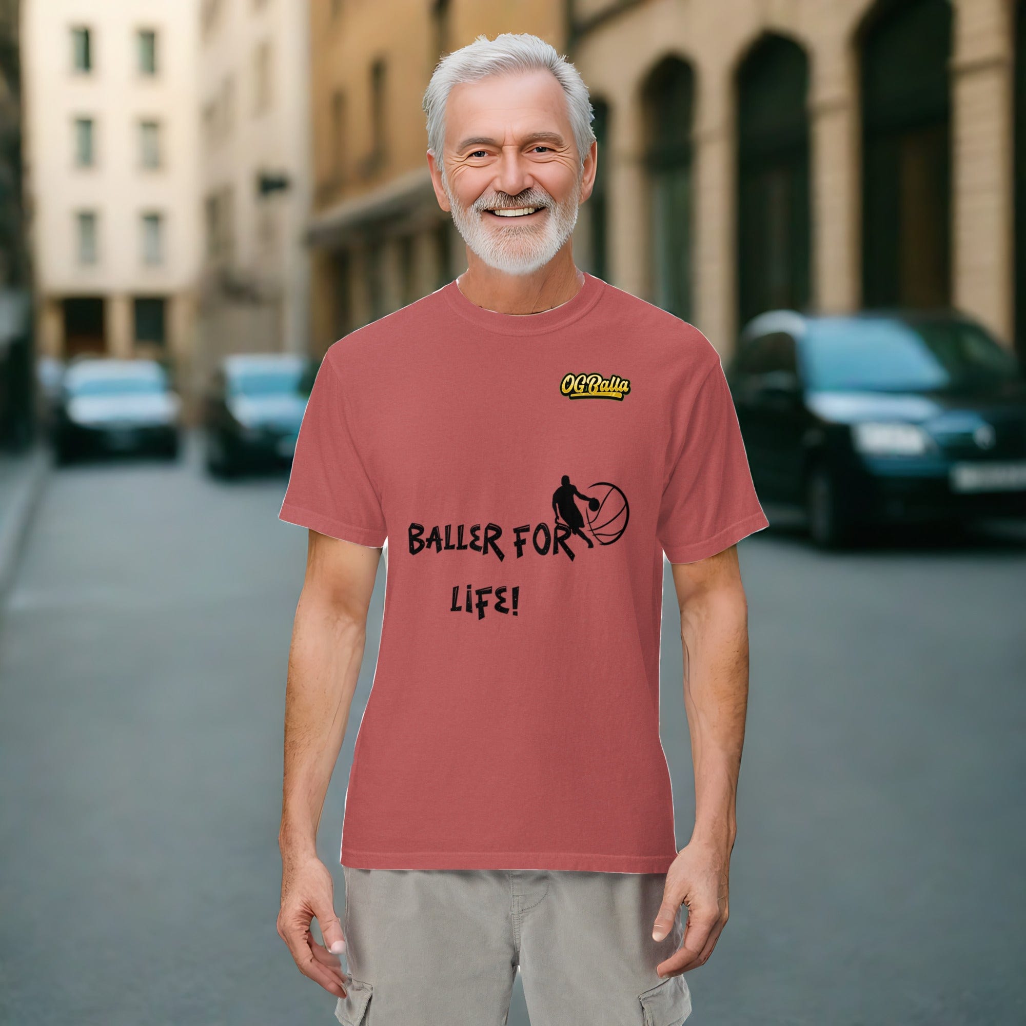OGBALLA "Balla For Life" Unisex heavyweight t-shirt