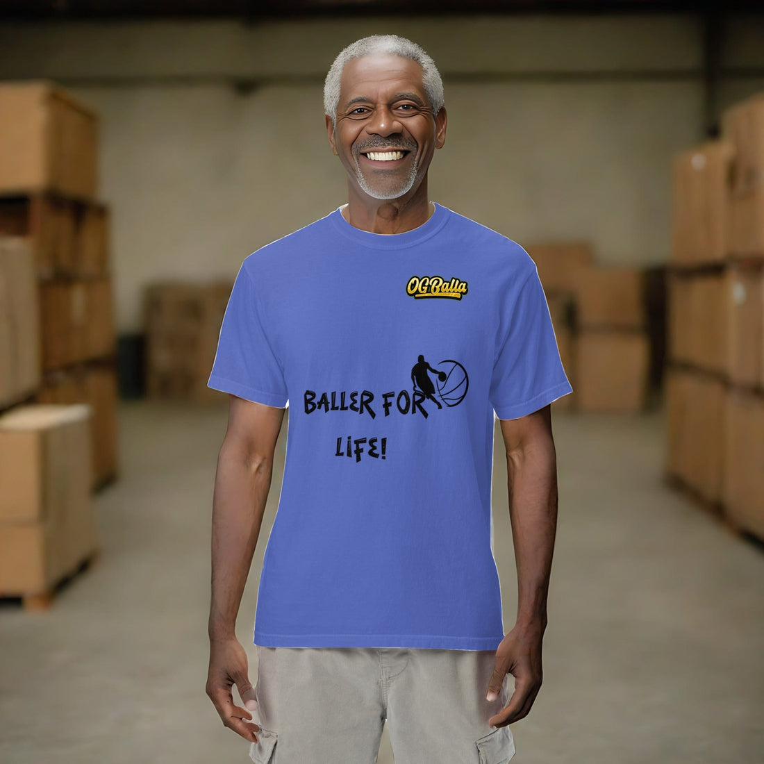 OGBALLA "Balla For Life" Unisex heavyweight t-shirt