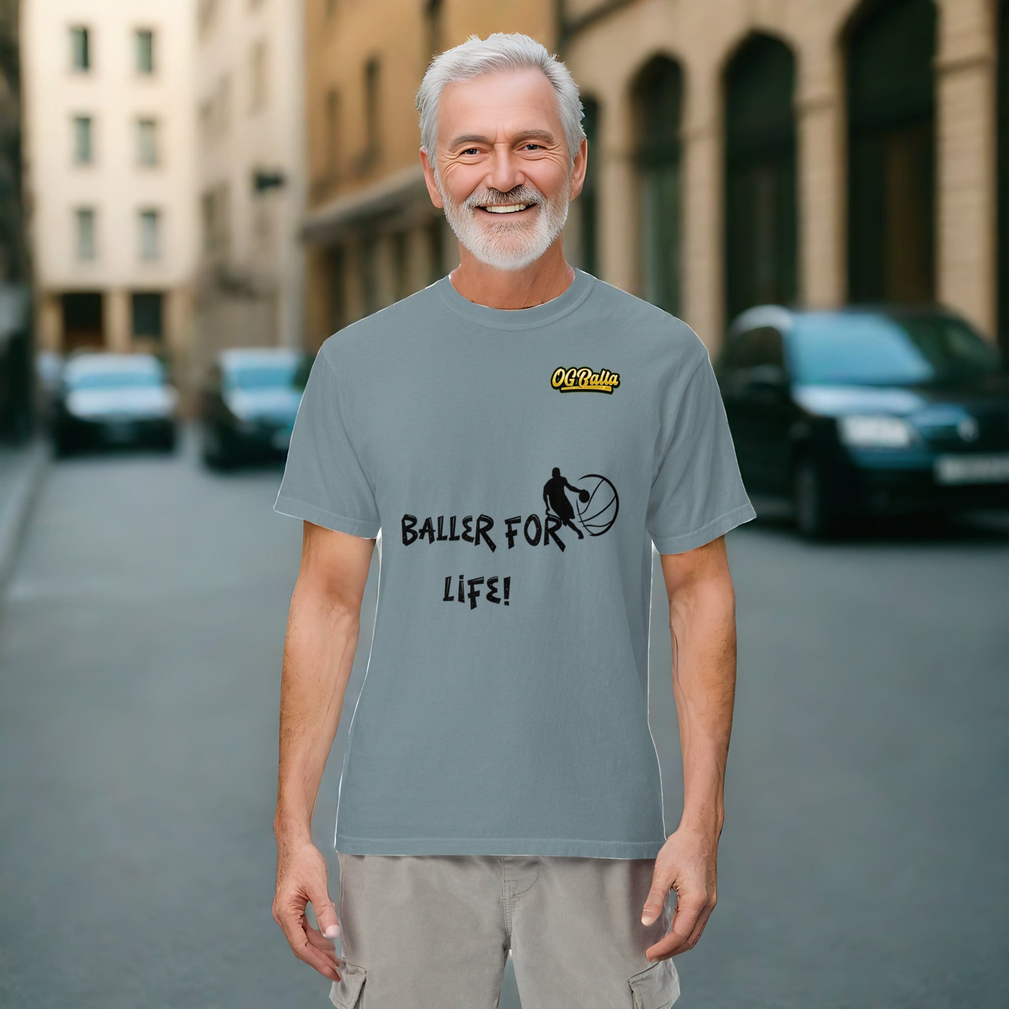 OGBALLA "Balla For Life" Unisex heavyweight t-shirt