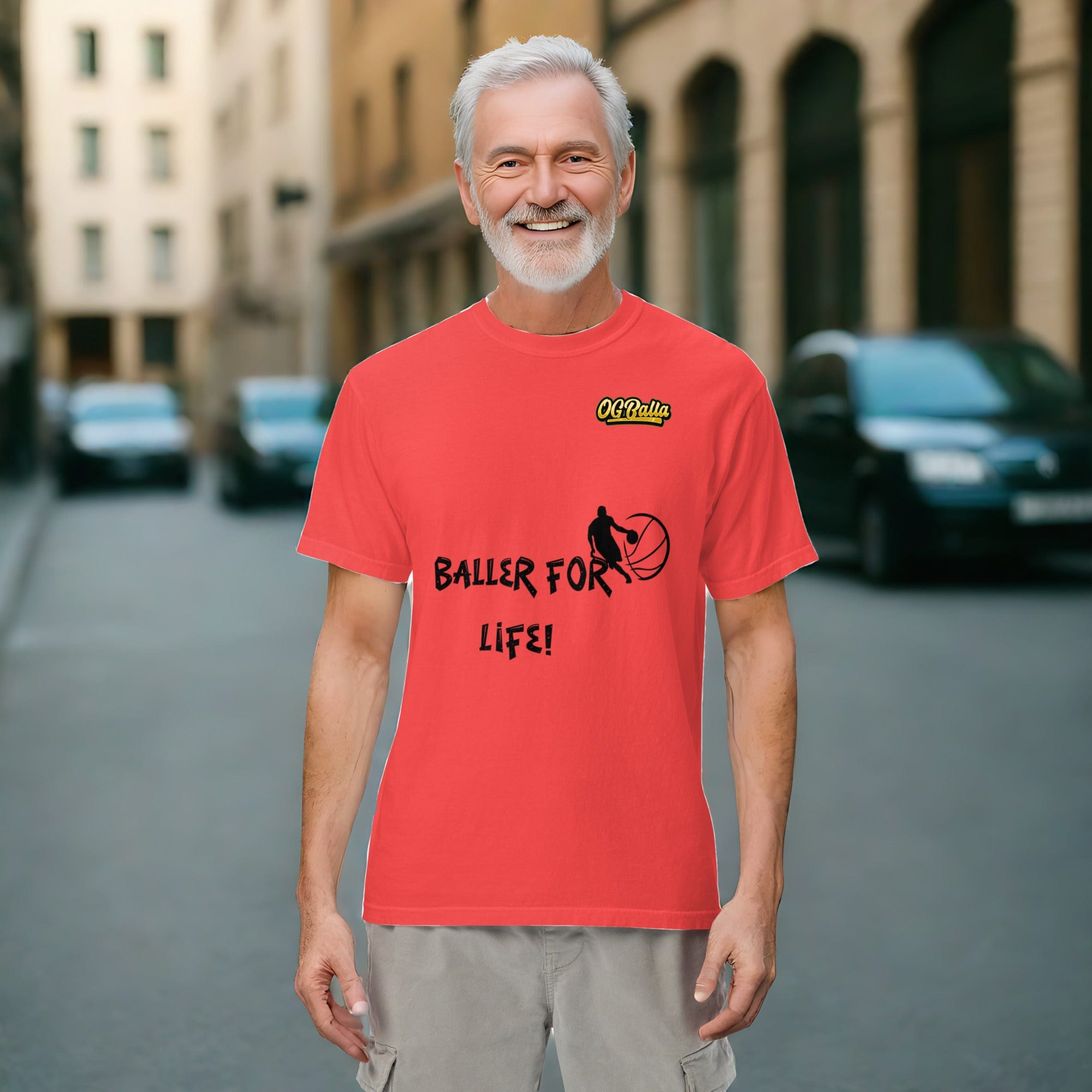 OGBALLA "Balla For Life" Unisex heavyweight t-shirt