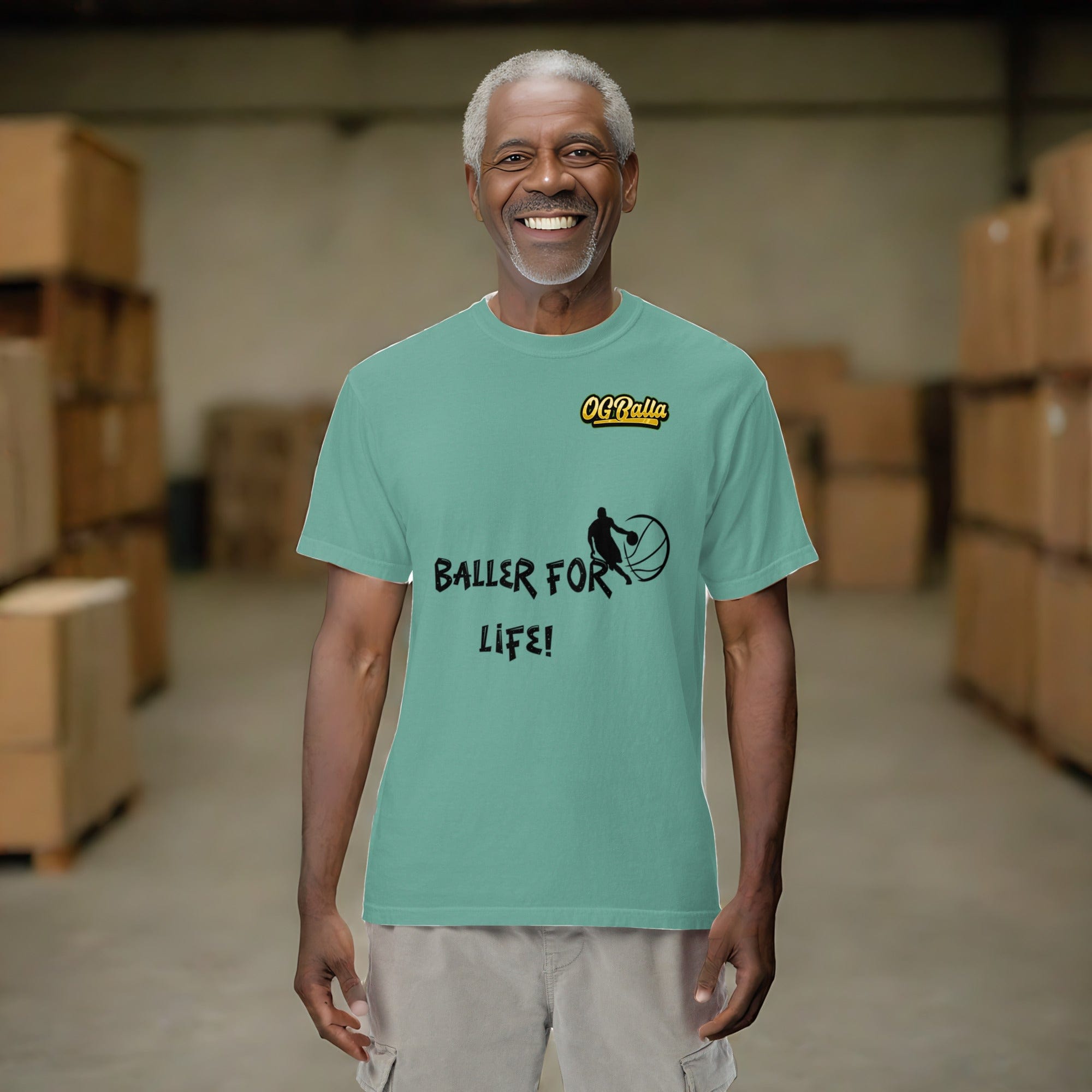 OGBALLA "Balla For Life" Unisex heavyweight t-shirt