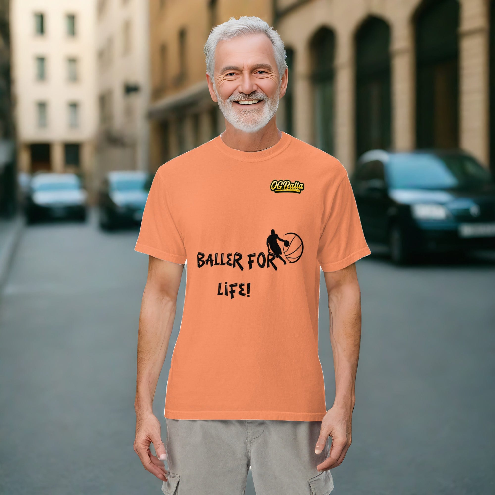 OGBALLA "Balla For Life" Unisex heavyweight t-shirt