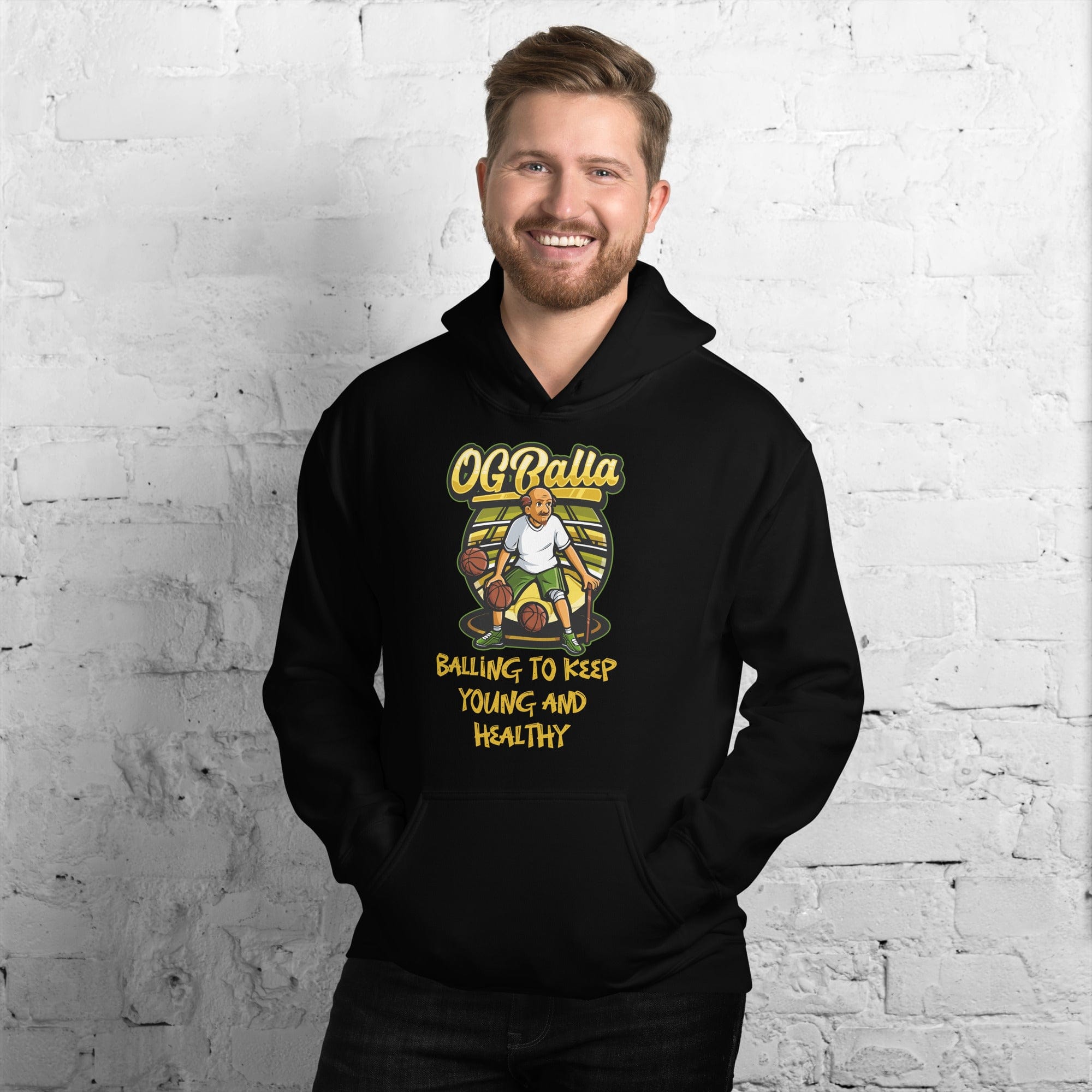 OGBALLA "Balling To Keep Young and Healthy" Unisex Hoodie - OGBALLA.com