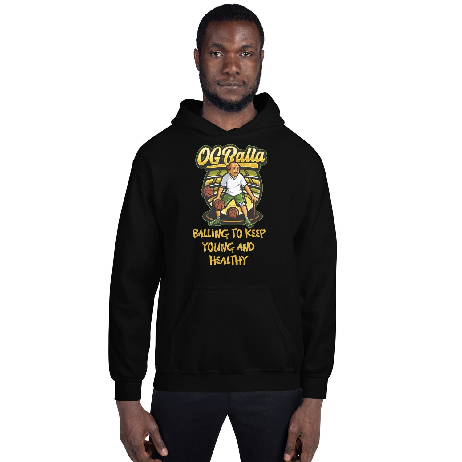 OGBALLA "Balling To Keep Young and Healthy" Unisex Hoodie - OGBALLA.com