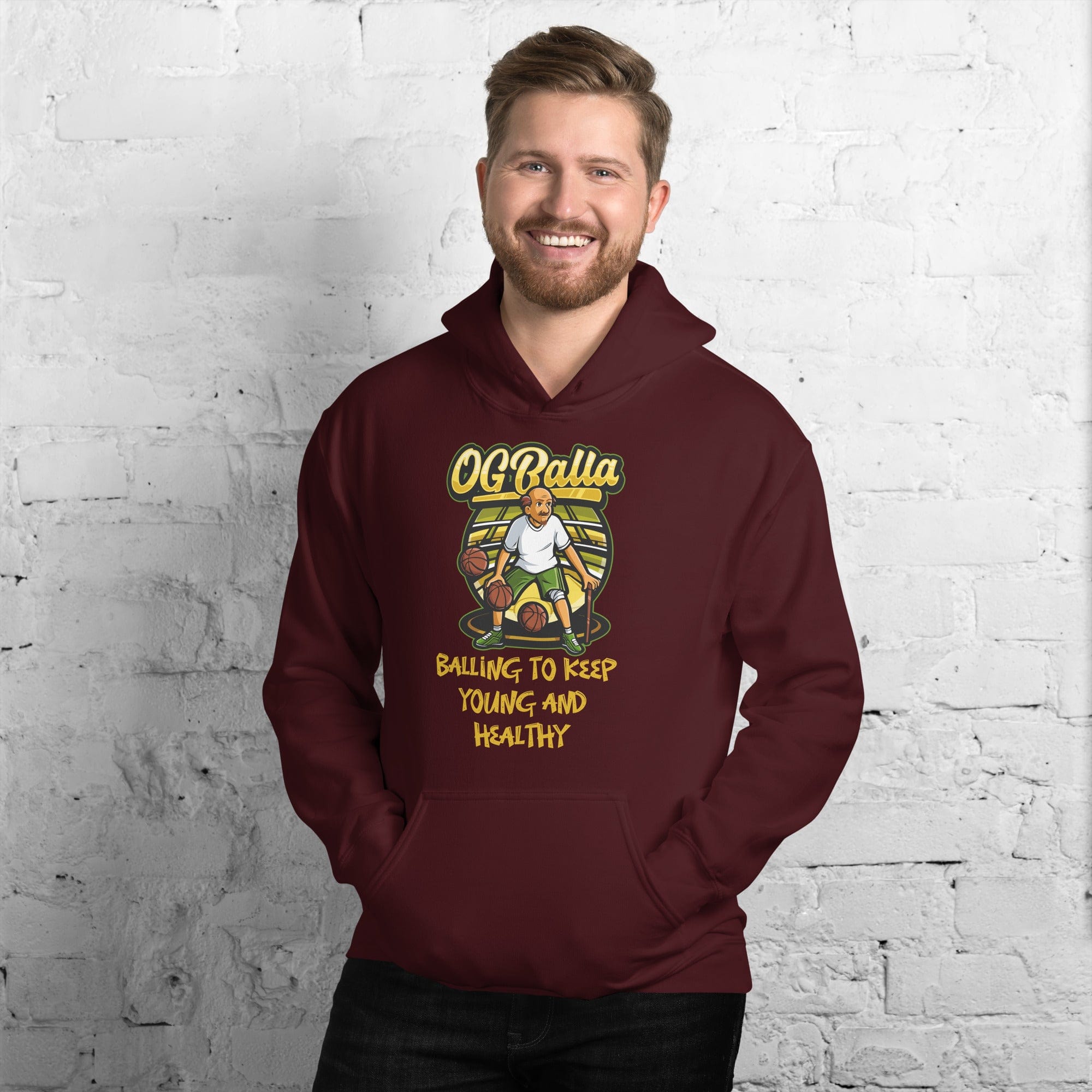 OGBALLA "Balling To Keep Young and Healthy" Unisex Hoodie - OGBALLA.com