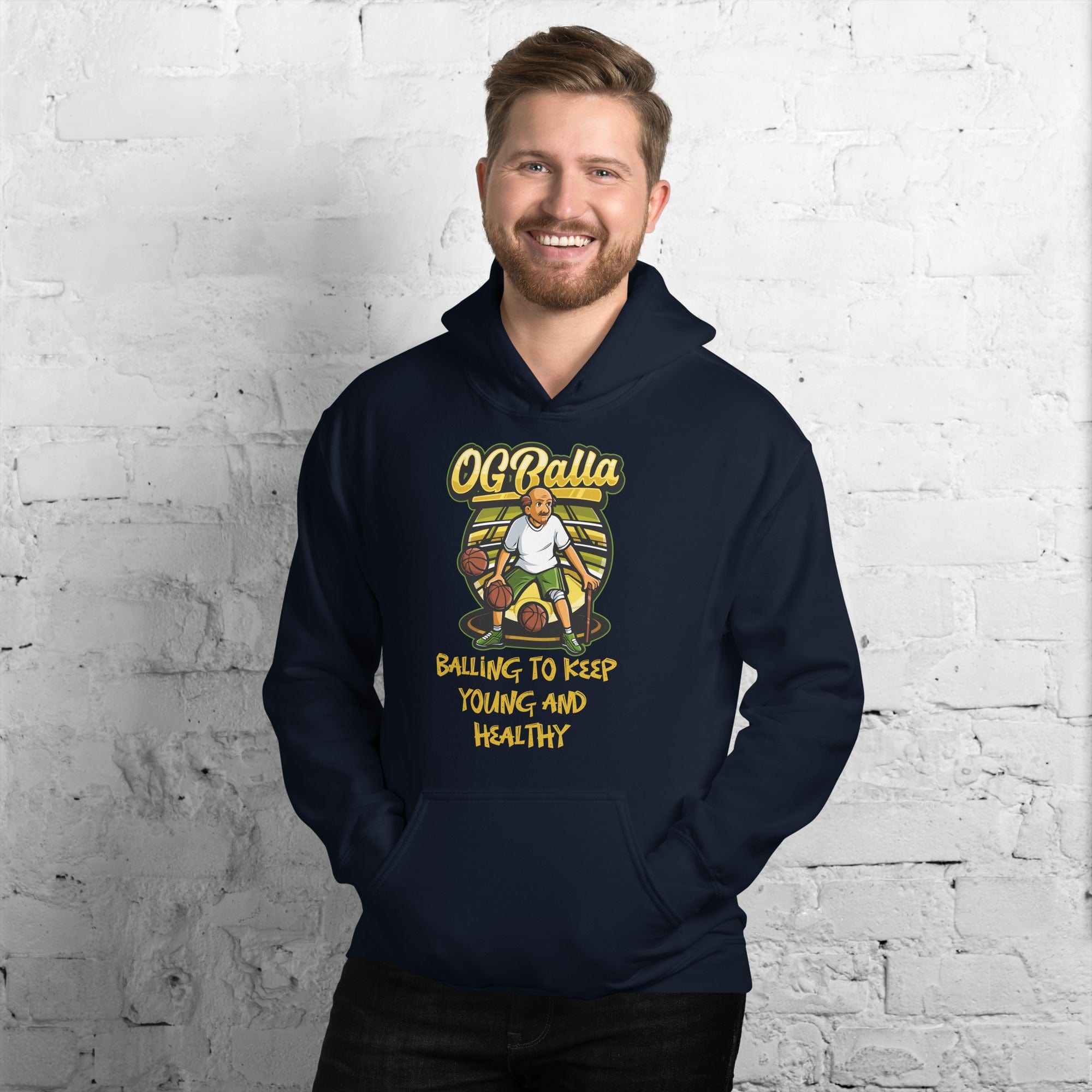 OGBALLA "Balling To Keep Young and Healthy" Unisex Hoodie - OGBALLA.com