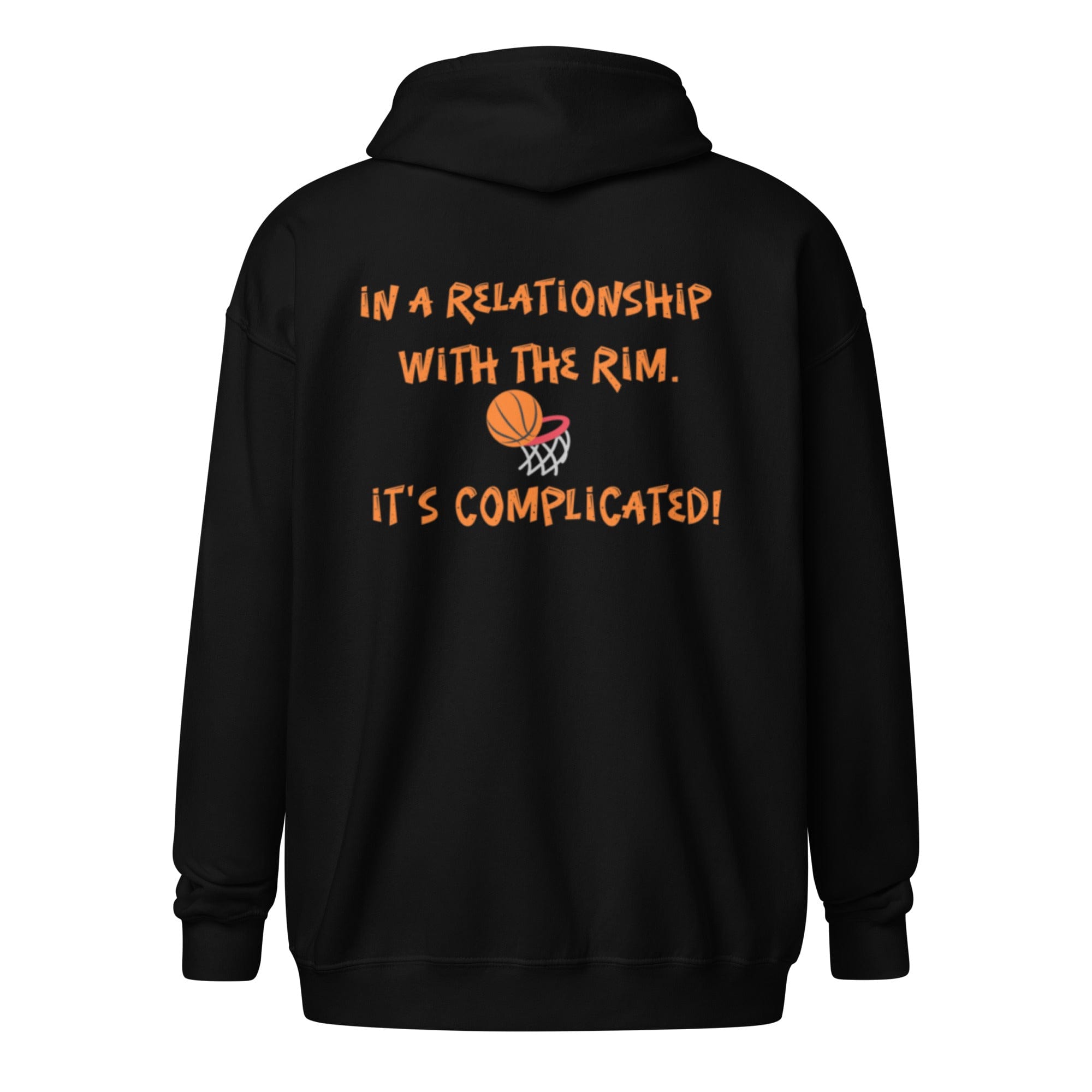 OGBALLA "In A Relationship With The Rim" Unisex heavy blend zip hoodie *NEW - OGBALLA.com