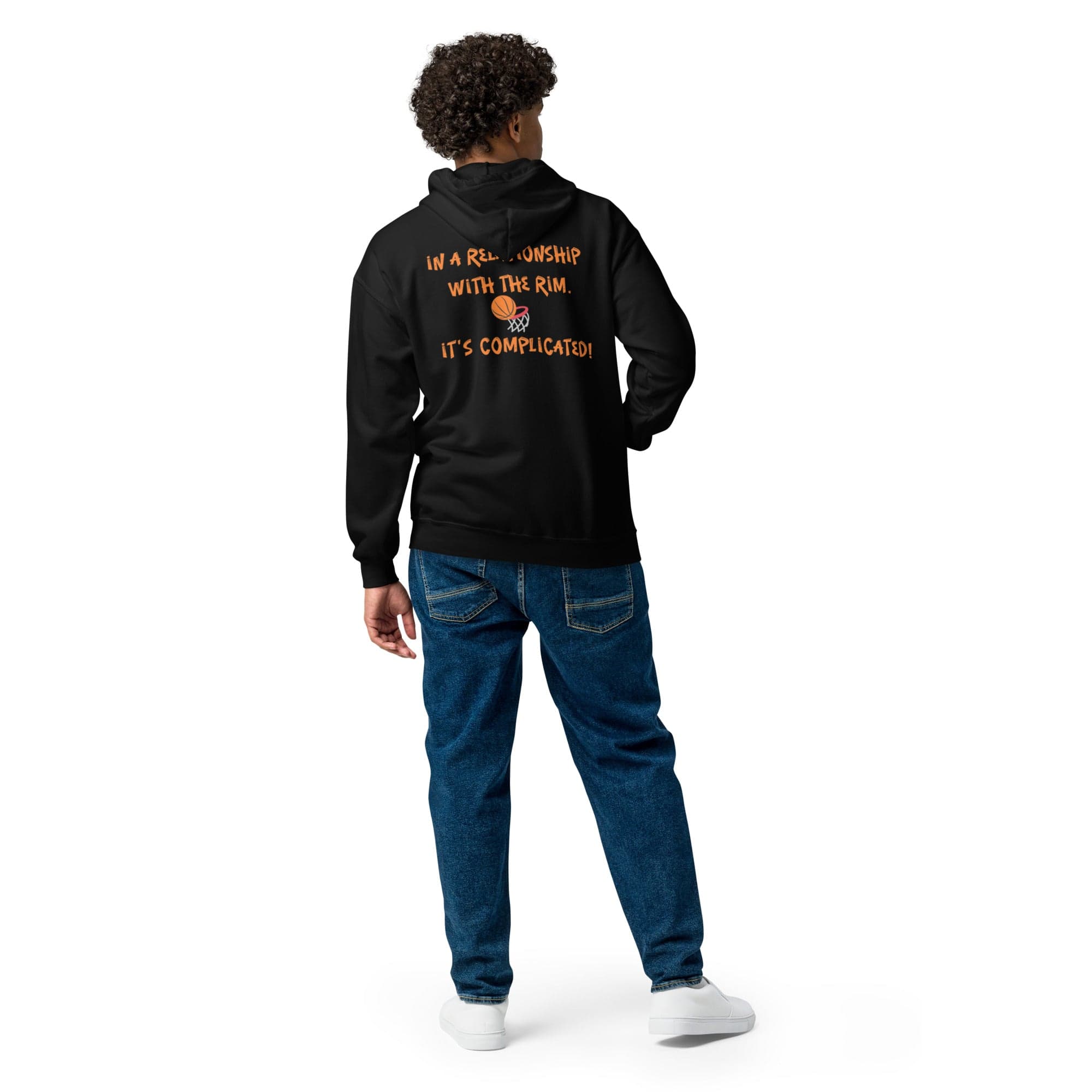 OGBALLA "In A Relationship With The Rim" Unisex heavy blend zip hoodie *NEW - OGBALLA.com