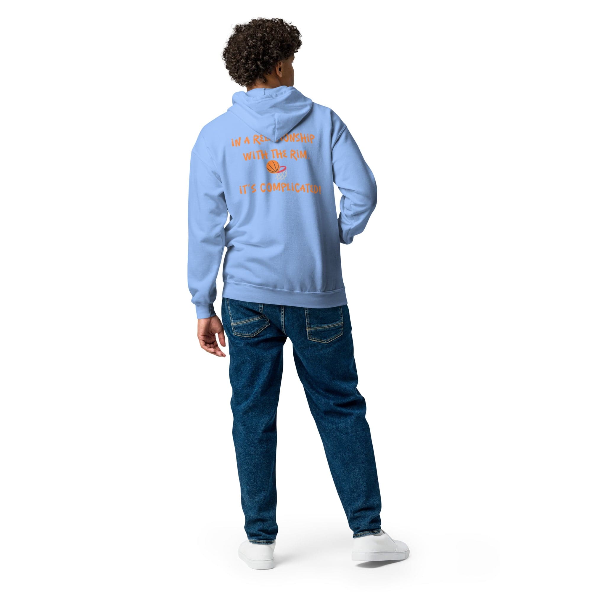 OGBALLA "In A Relationship With The Rim" Unisex heavy blend zip hoodie *NEW - OGBALLA.com
