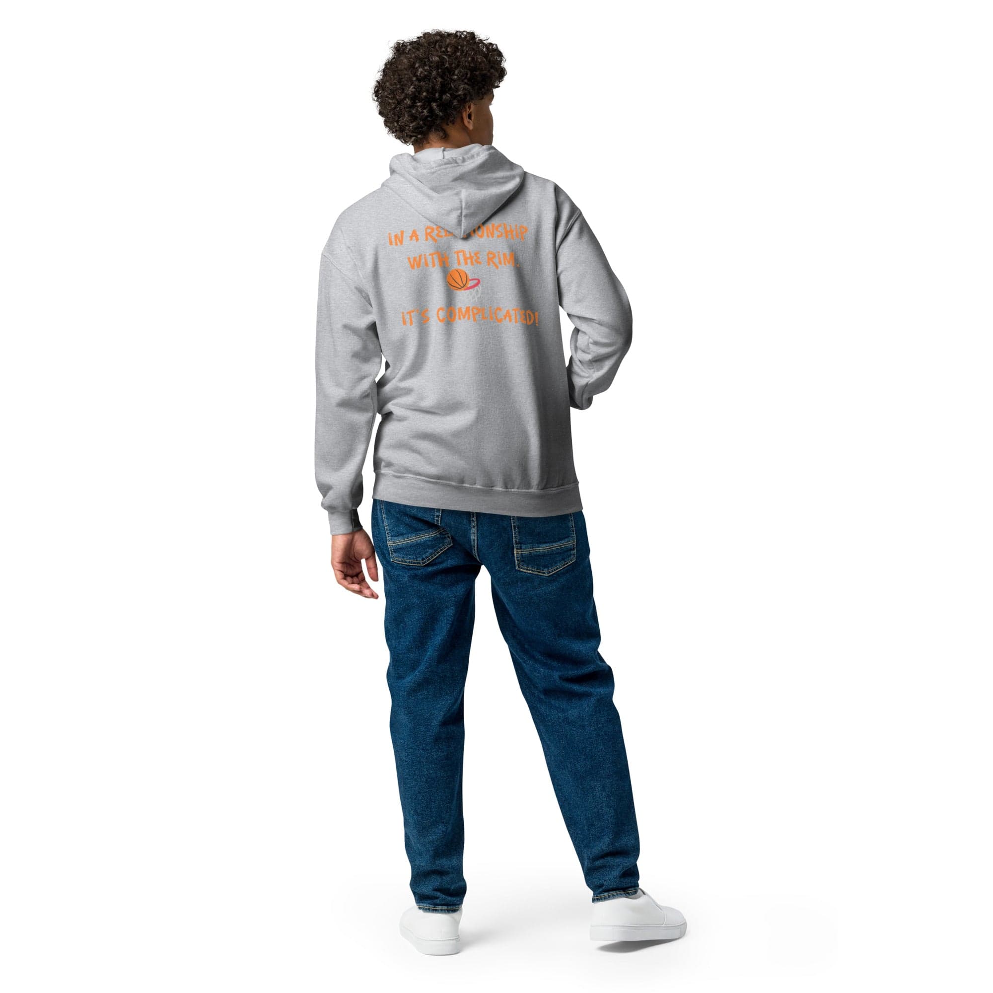 OGBALLA "In A Relationship With The Rim" Unisex heavy blend zip hoodie *NEW - OGBALLA.com