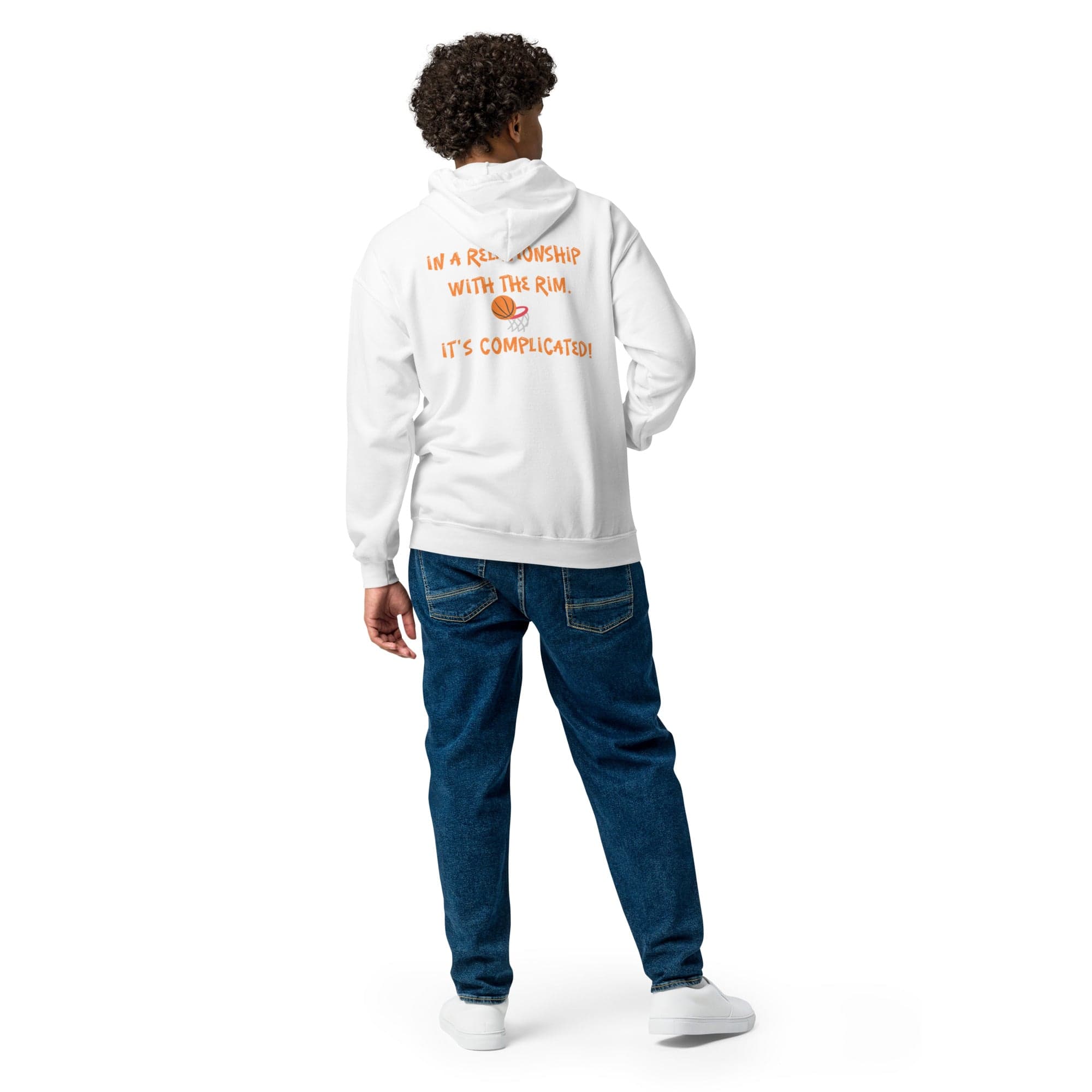 OGBALLA "In A Relationship With The Rim" Unisex heavy blend zip hoodie *NEW - OGBALLA.com