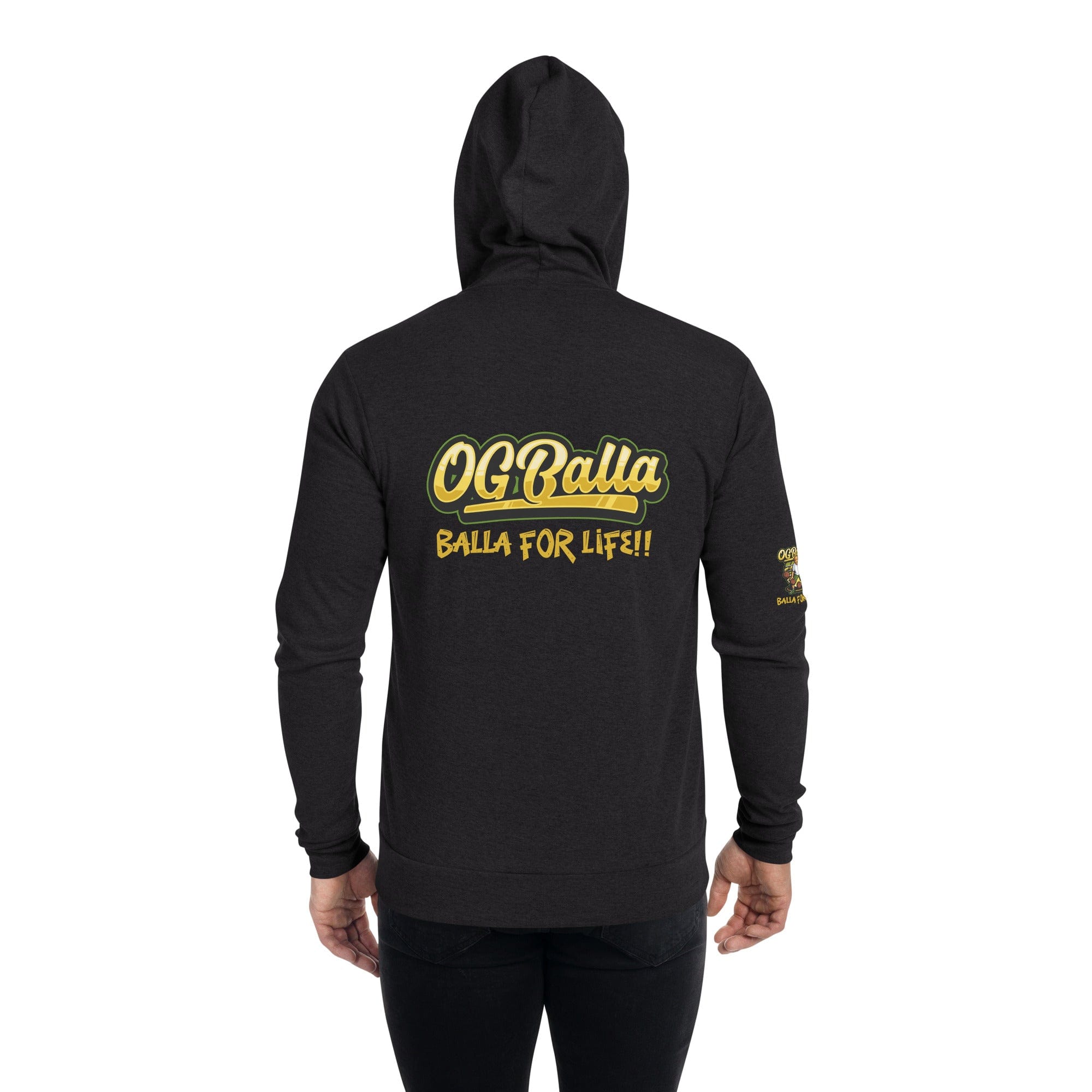 OGBALLA "Balla For Life" Unisex zip hoodie - OGBALLA.com