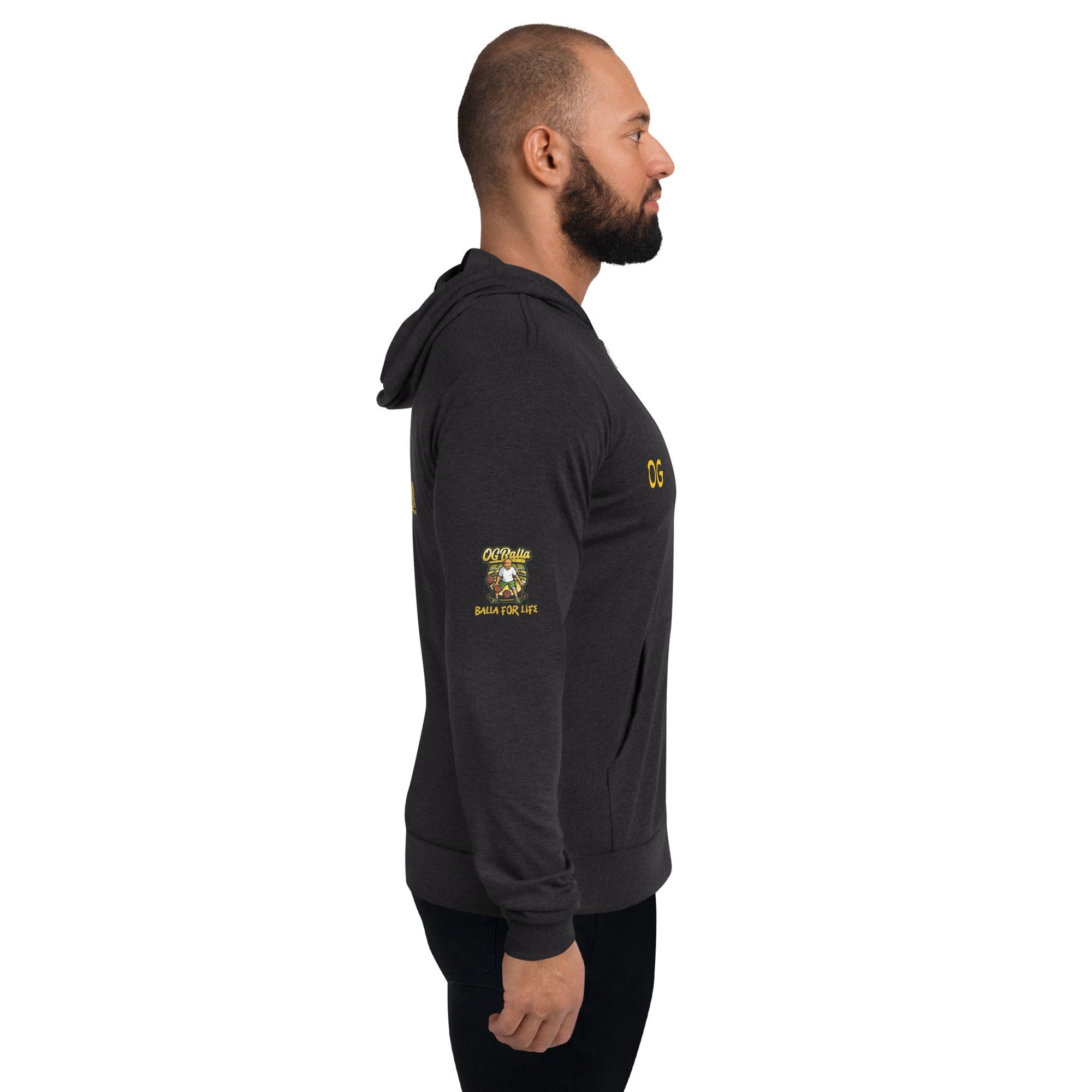 OGBALLA "Balla For Life" Unisex zip hoodie - OGBALLA.com