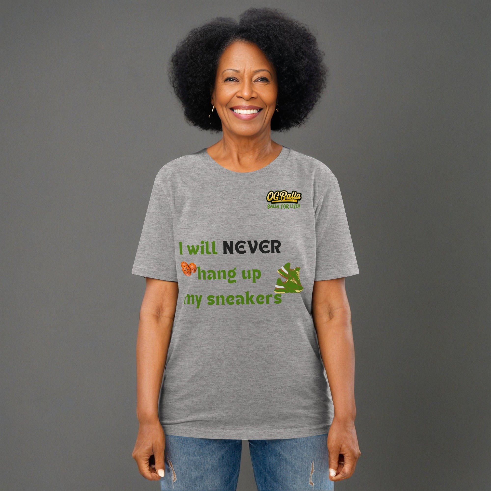 OGBALLA Never Hang Up Unisex organic cotton t-shirt