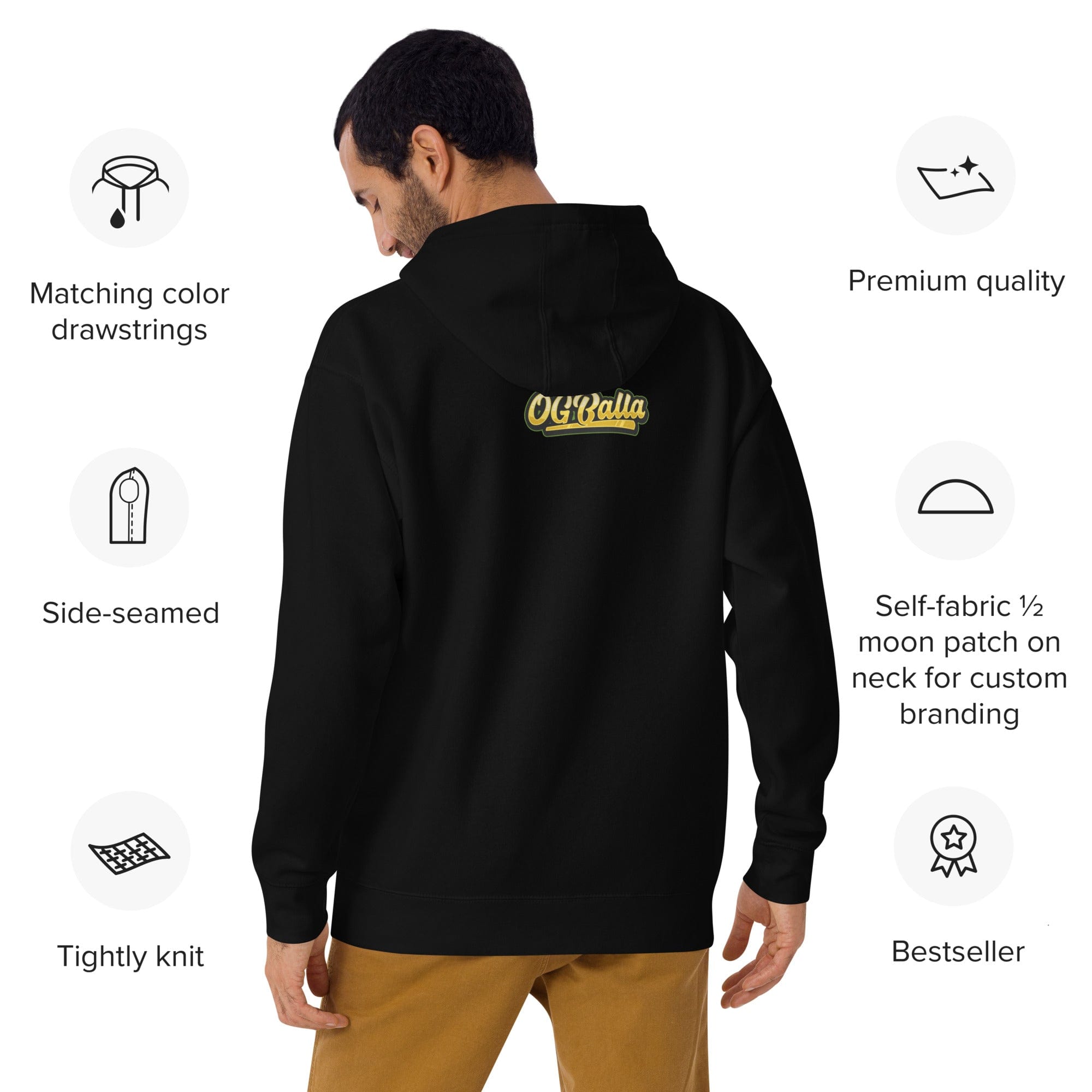 OGBALLA "Balling All The Way Into The Next Life" Quote Unisex Hoodie