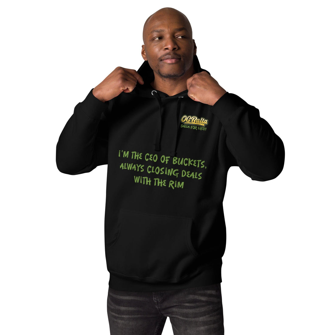 OGBALLA "CEO Of Buckets - Dominating The Court Unisex Hoodie
