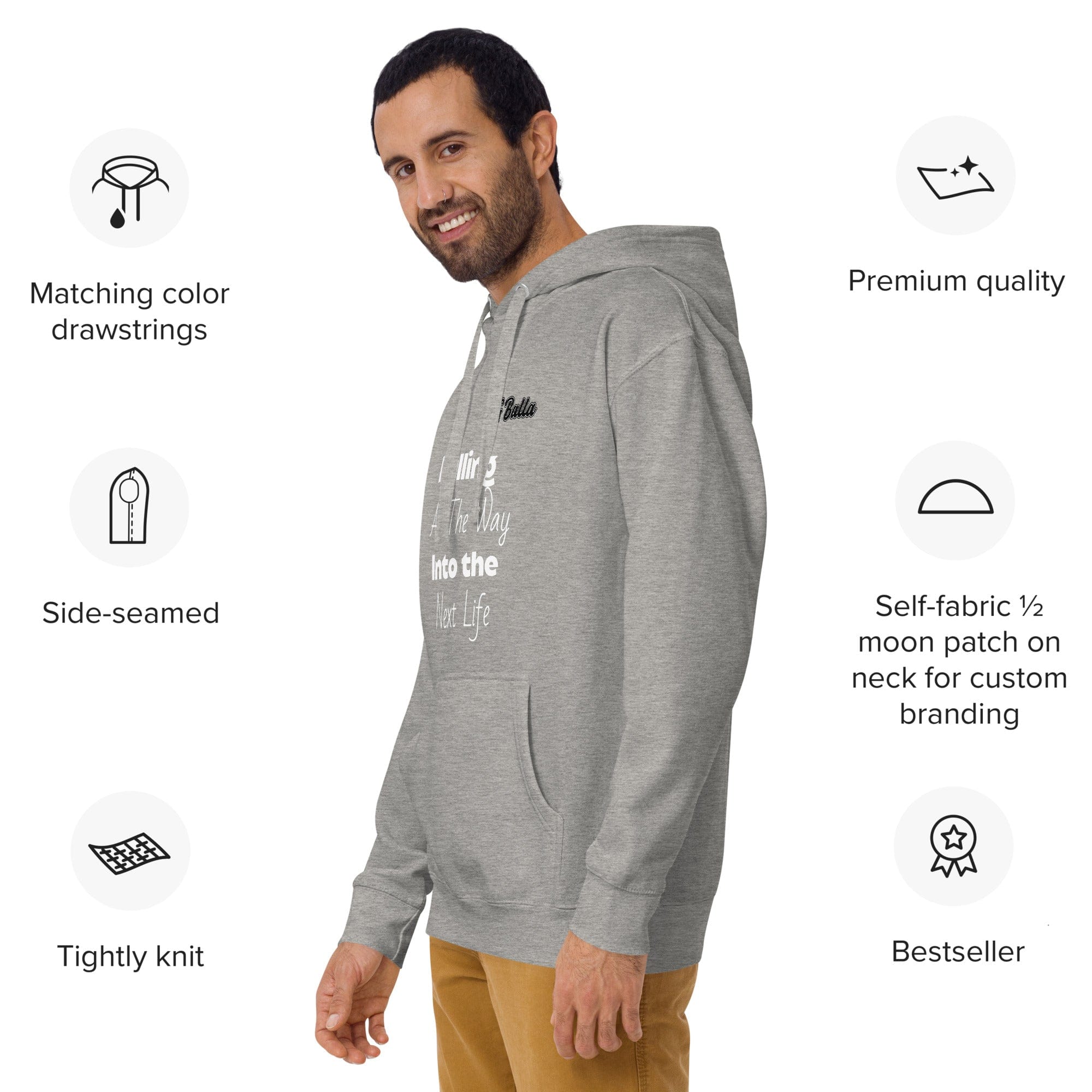 OGBALLA "Balling All The Way Into The Next Life" Quote Unisex Hoodie