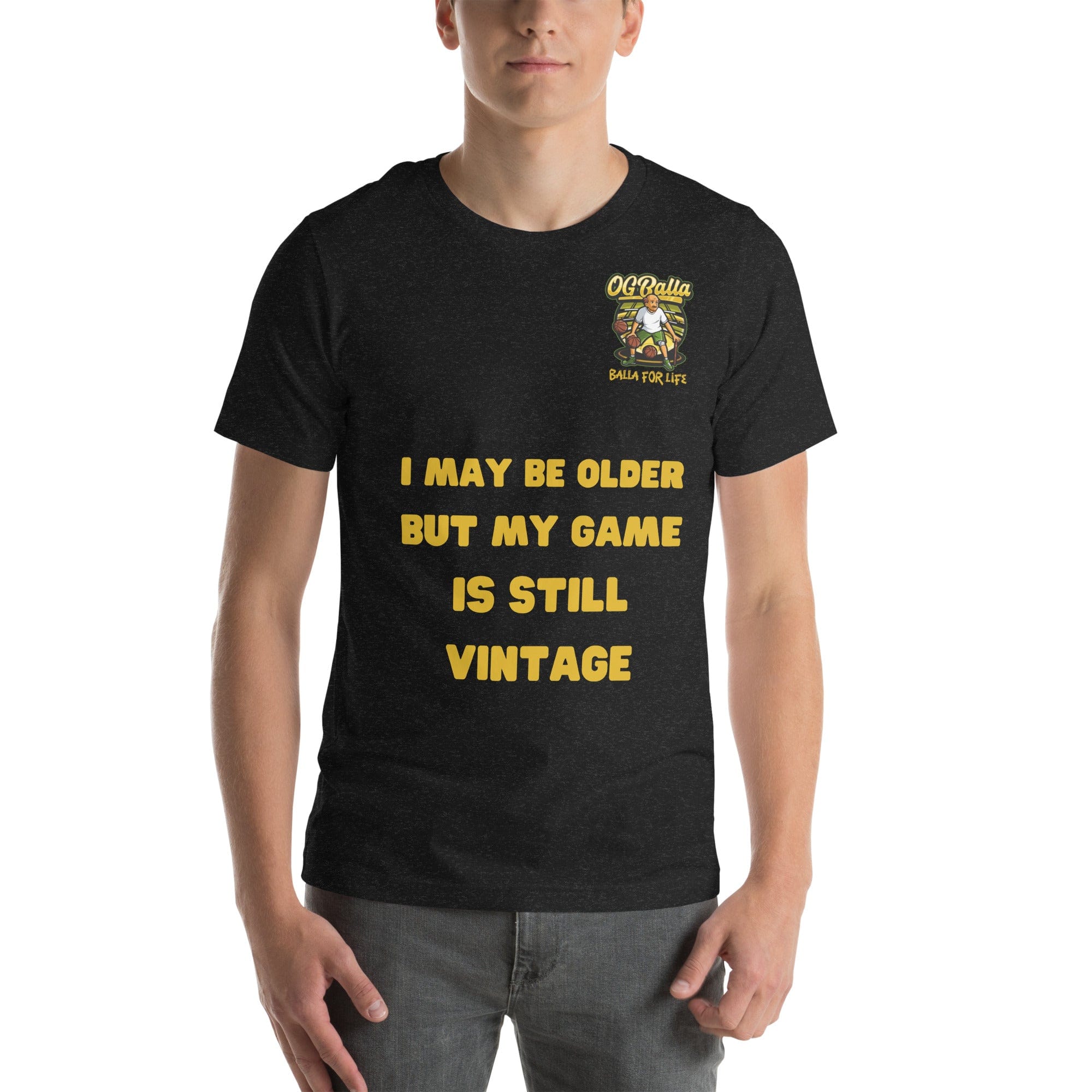 OGBALLA "Are You Too Old To Ball" Unisex tee