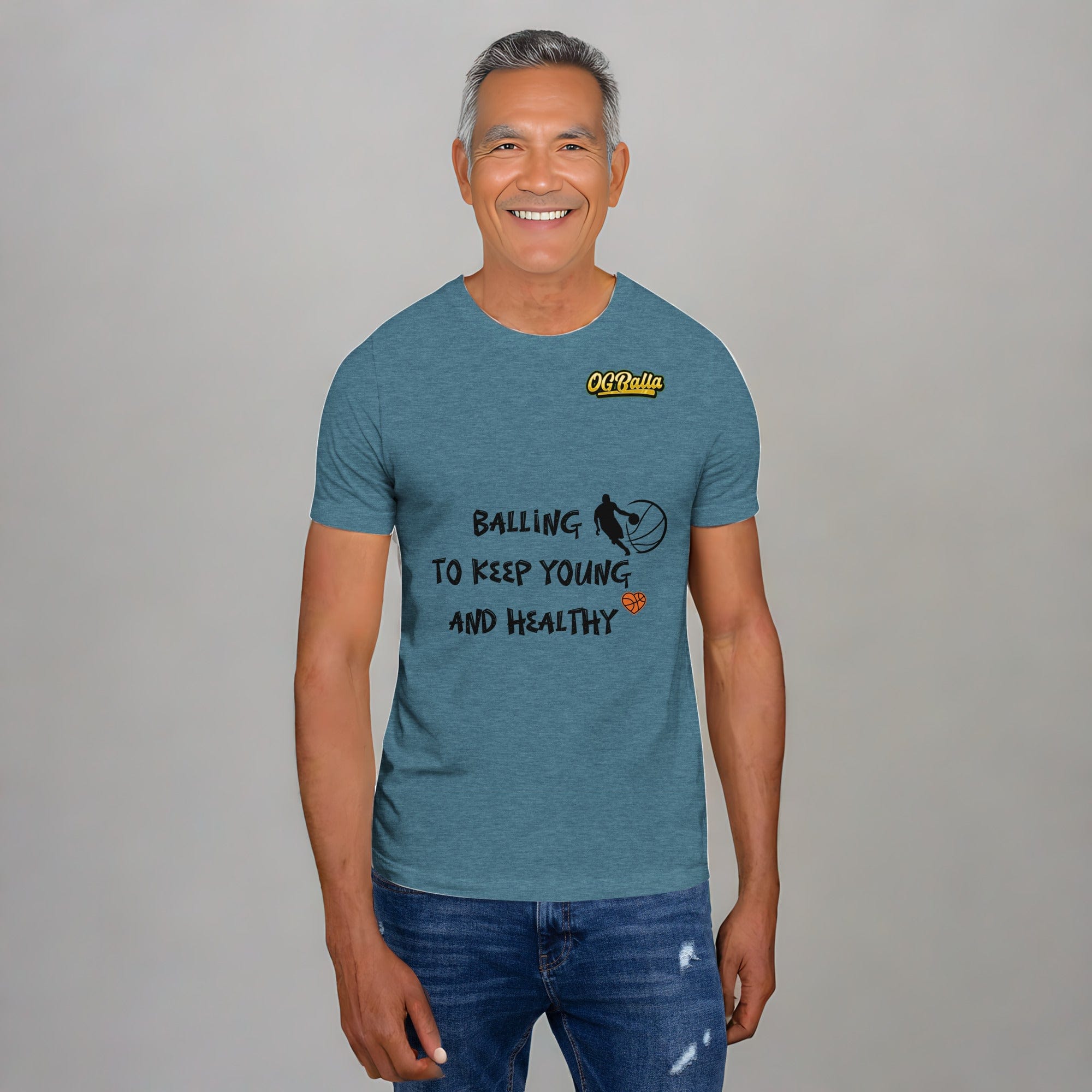 OGBALLA "Balling To Keep Young and Healthy" Unisex t-shirt