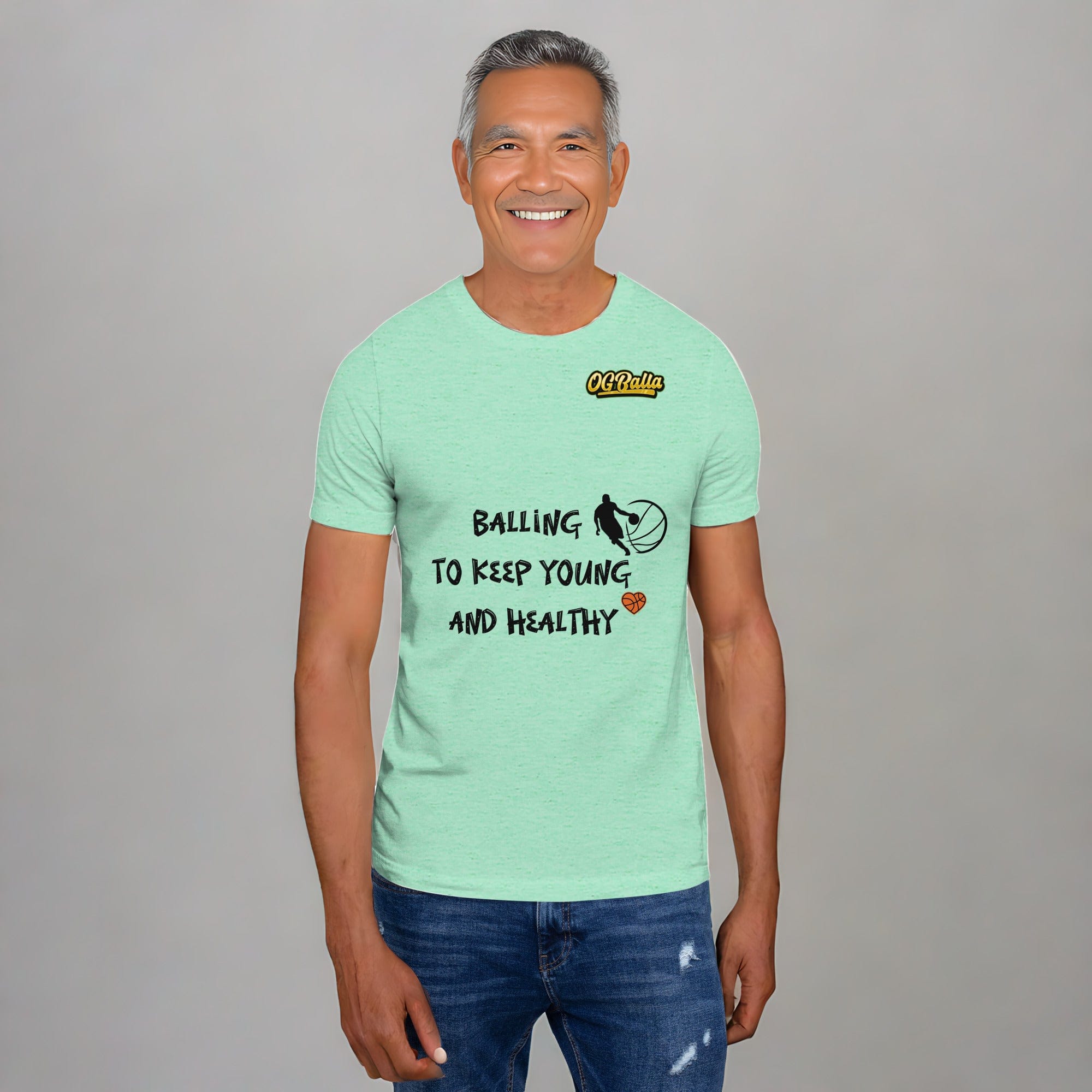 OGBALLA "Balling To Keep Young and Healthy" Unisex t-shirt