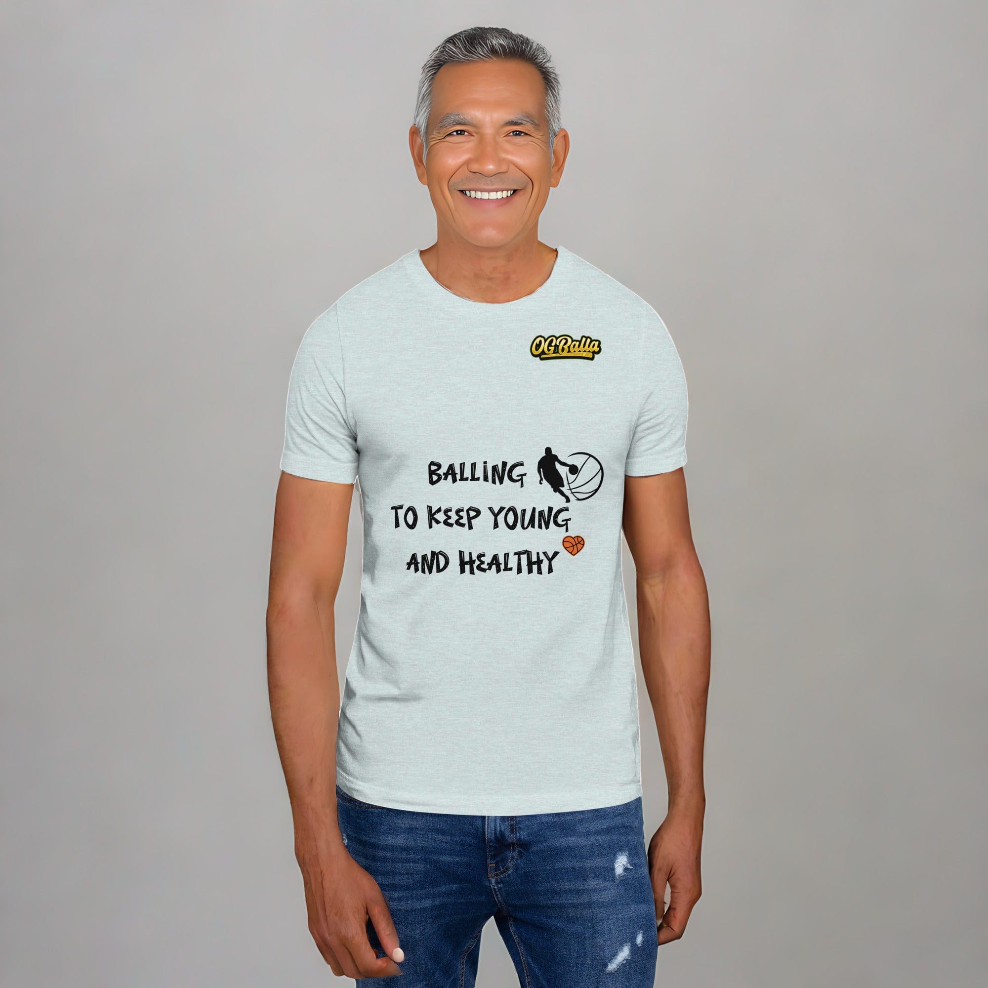 OGBALLA "Balling To Keep Young and Healthy" Unisex t-shirt